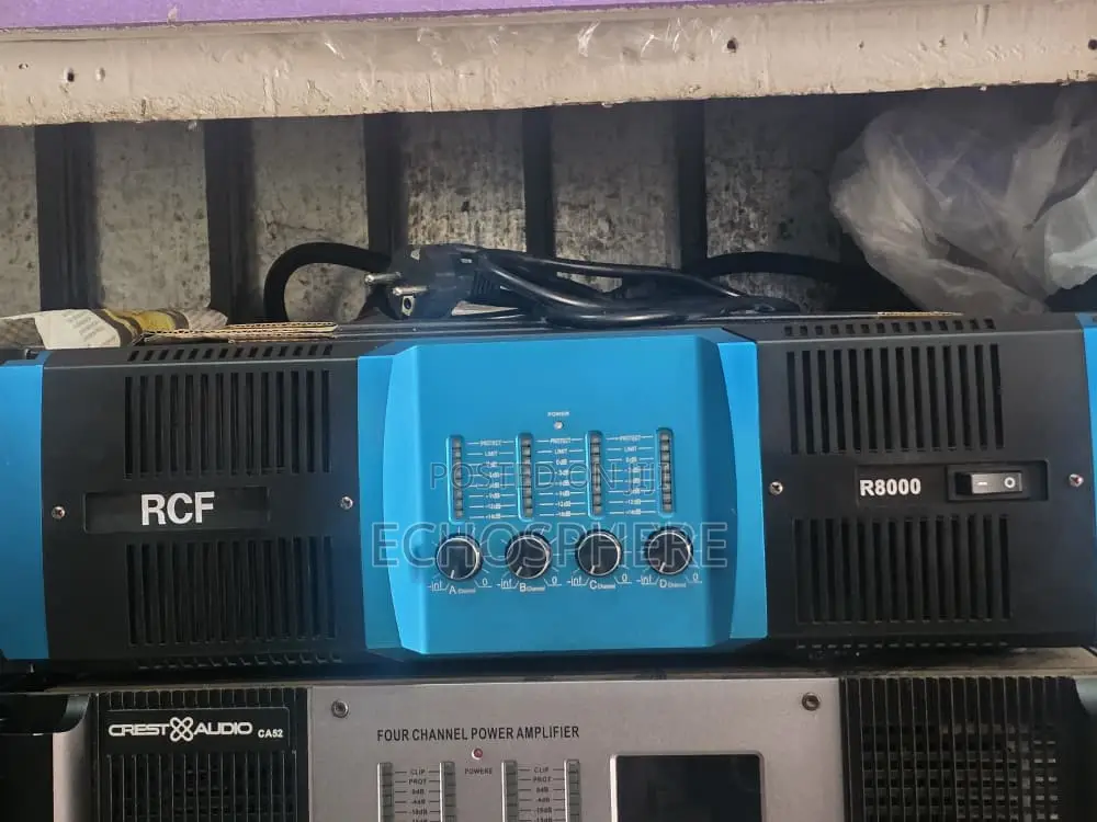 RCF R8000 4 Channel Amplifier