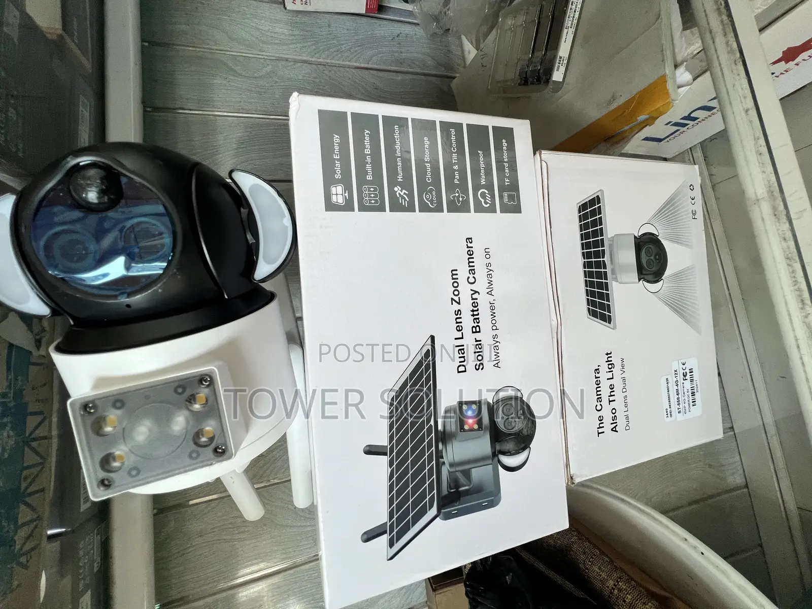 Solar 4g Camera Dual Lens 6mp