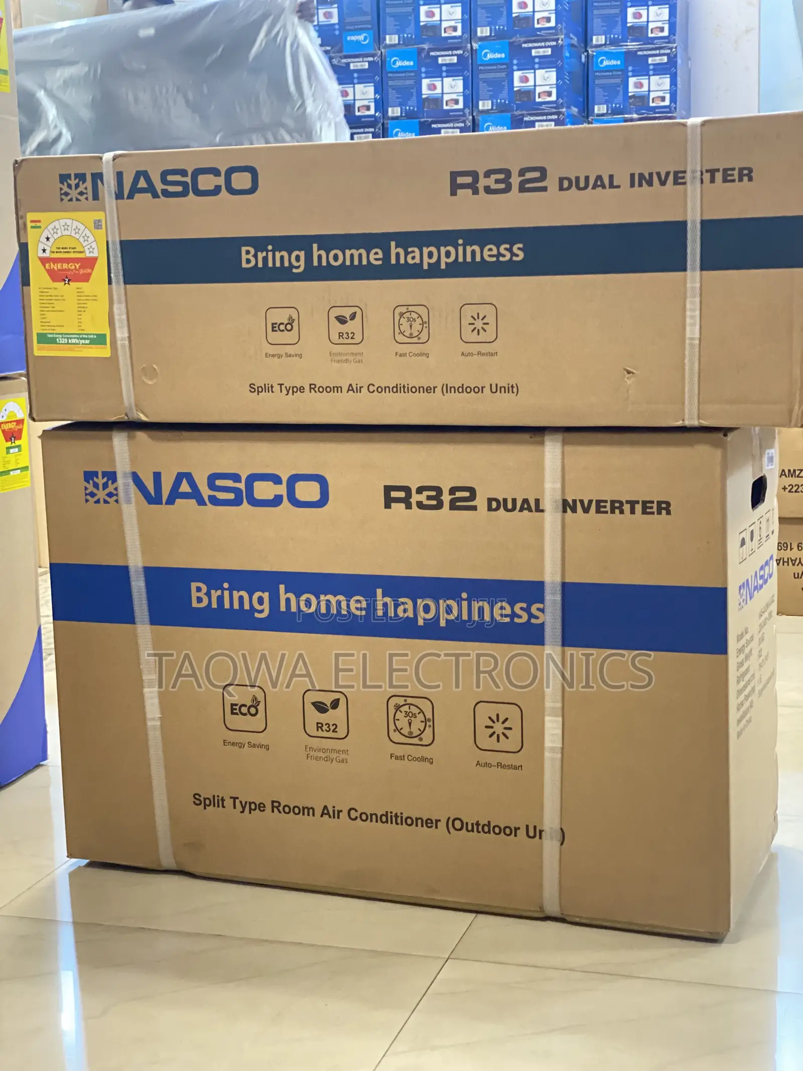 Efficient R32 Inverter Nasco 1.5hp Air Conditioner