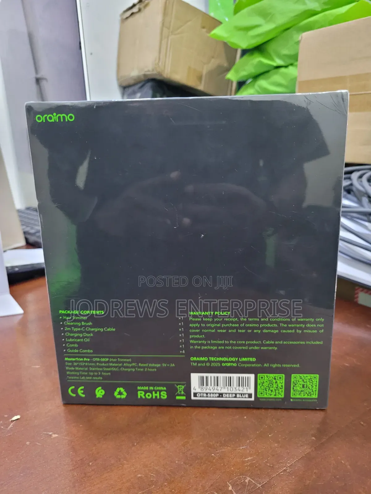 Oraimo Master Trim Pro Zerogap Brushless Hair Trimmer