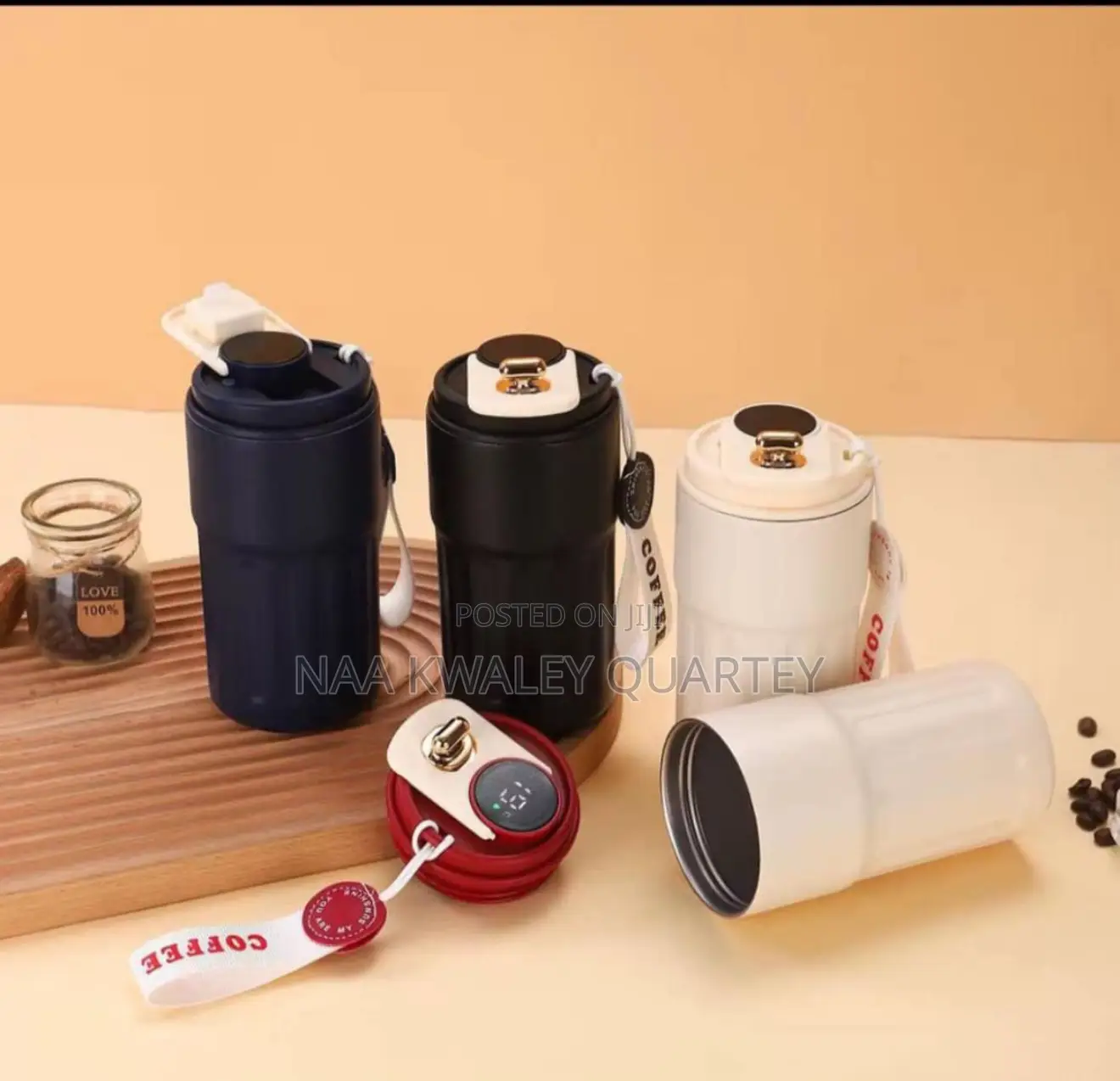 Led Temperature Display Flask