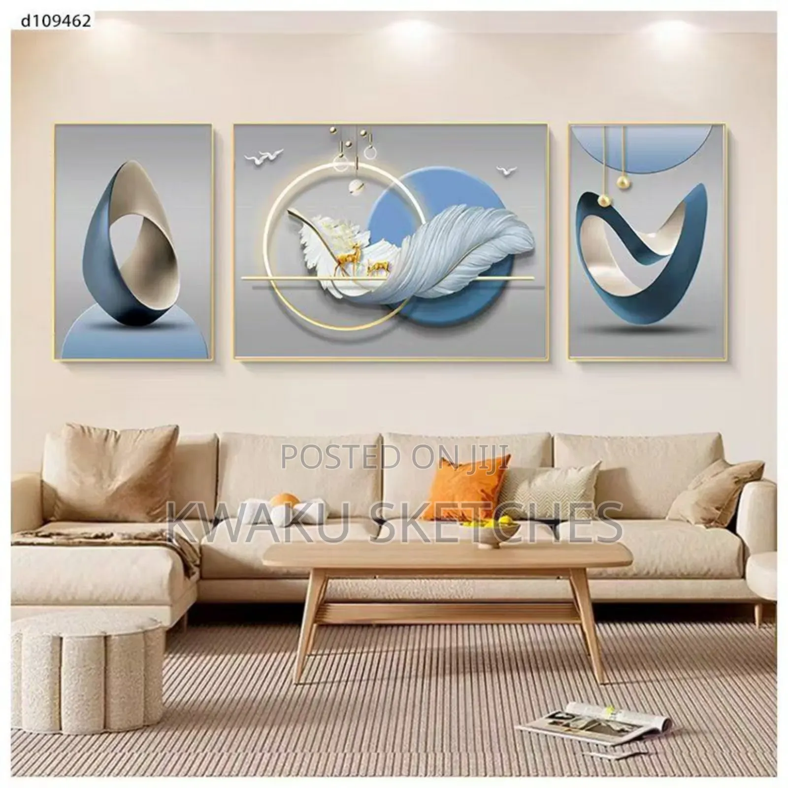 Modern Art Statement Pieces (3in1)