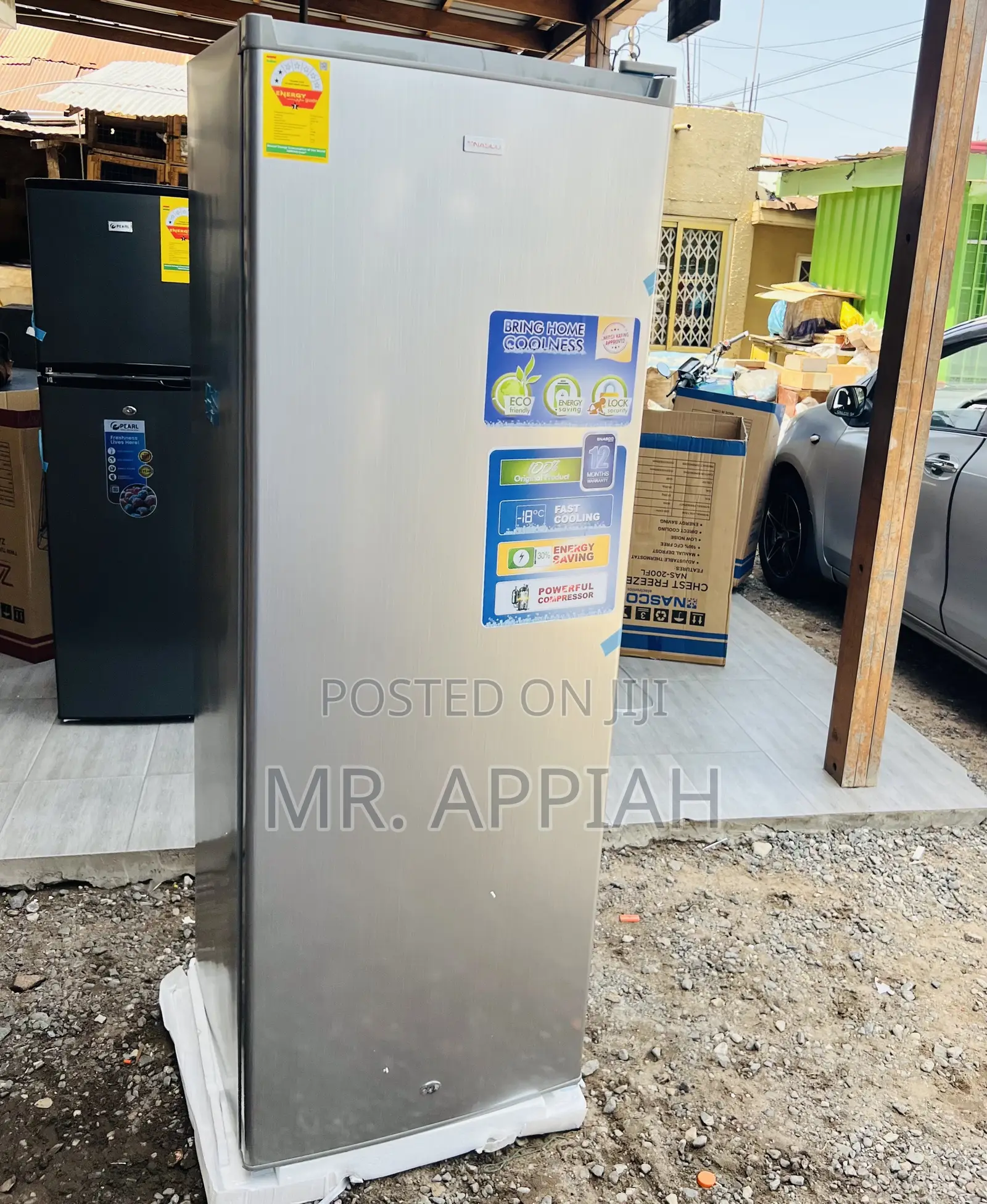 Choose Unique Nasco Nasd1-33 Single Door Upright Freezer(Gray).