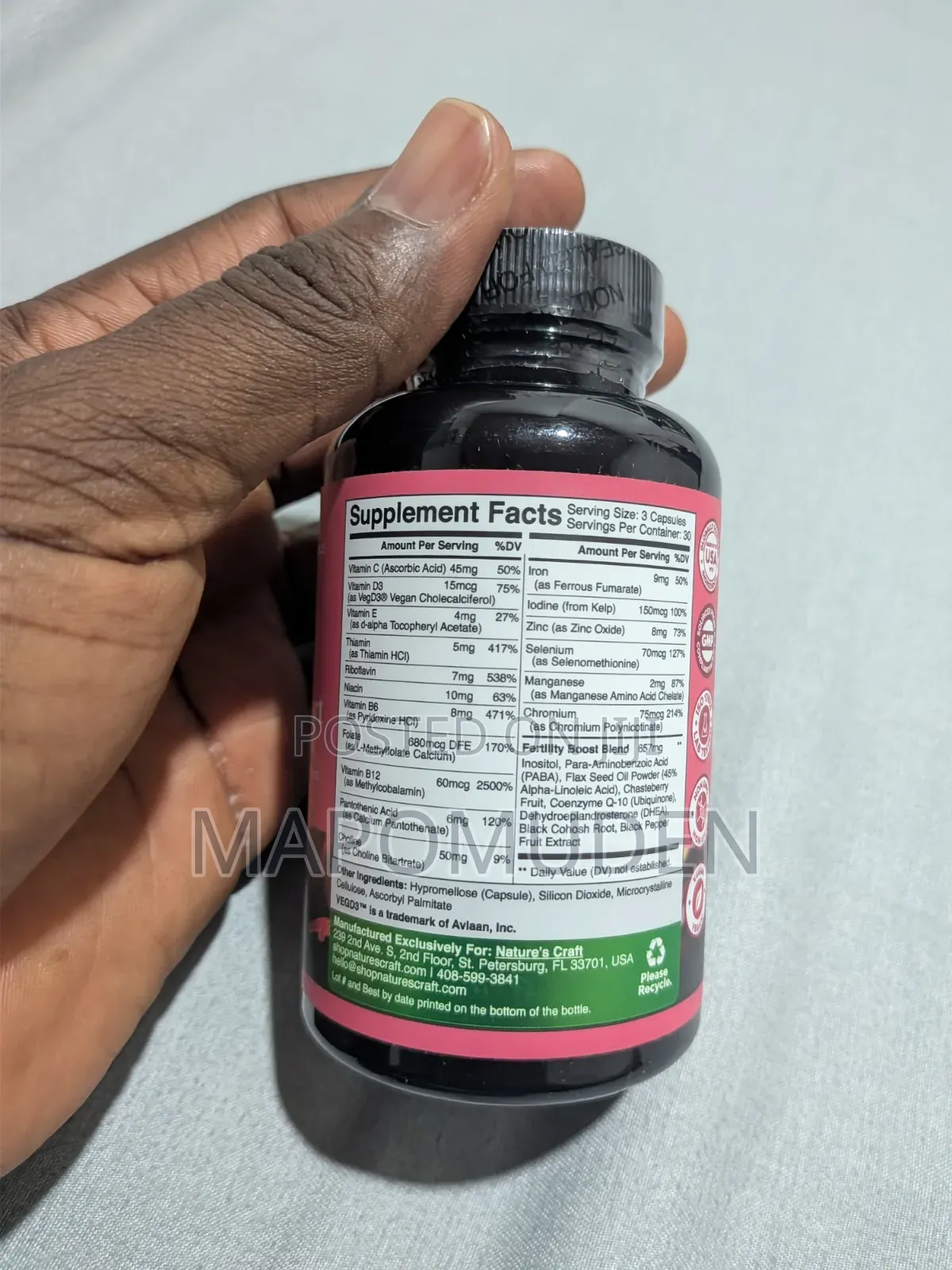 Nature's Craft Women's Fertility Conception Support