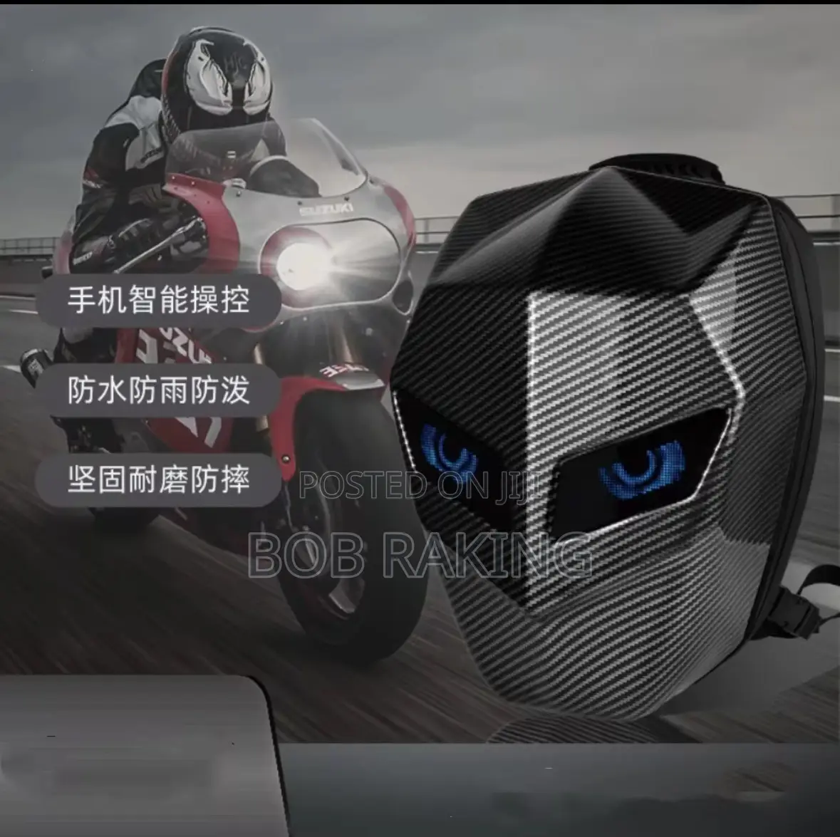 Motorcycle Led Backpack