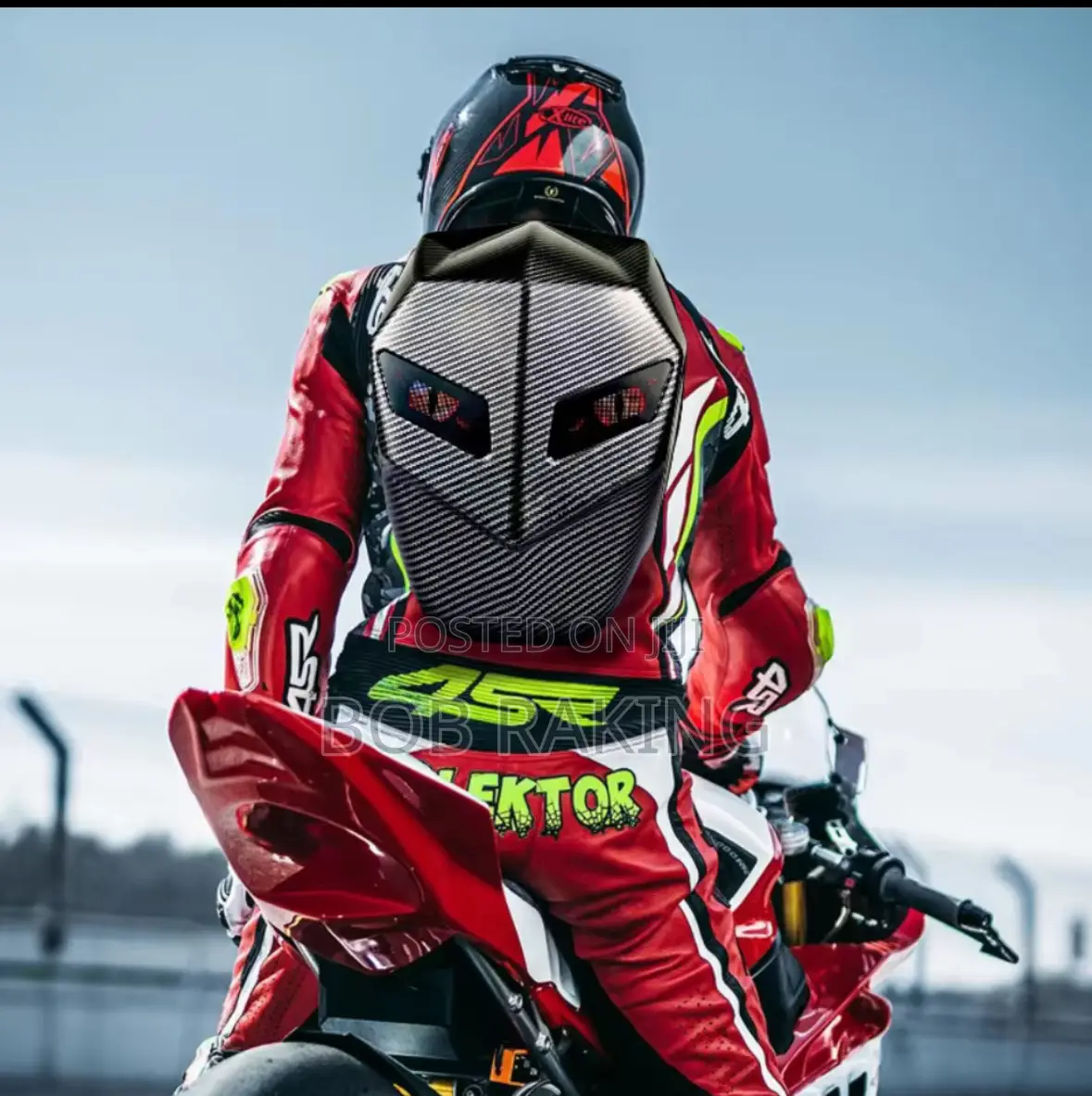 Motorcycle Led Backpack