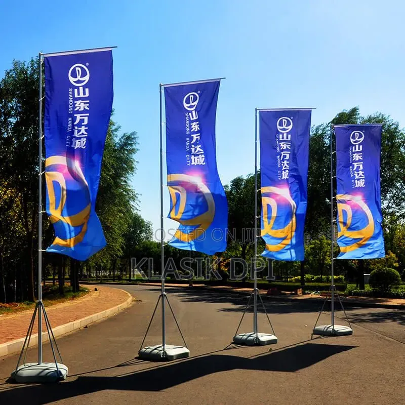 Water Base Telescopic Flag Poles