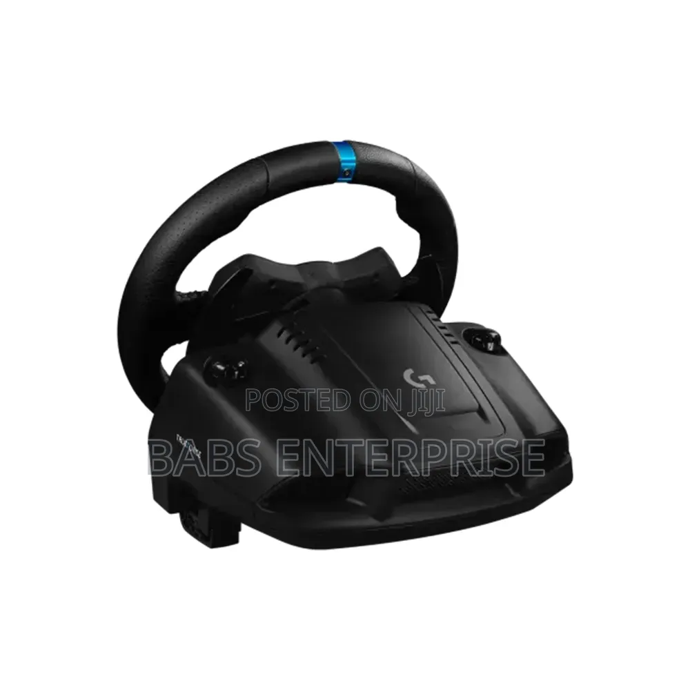 Logitech G923 Racing Wheel and Pedals – Black