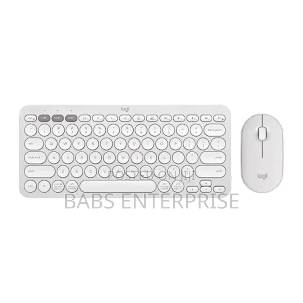 Logitech Pebble 2 Combo Wireless Keyboard and Mouse – White