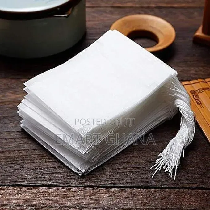 100pcs Disposable Tea Bags - White