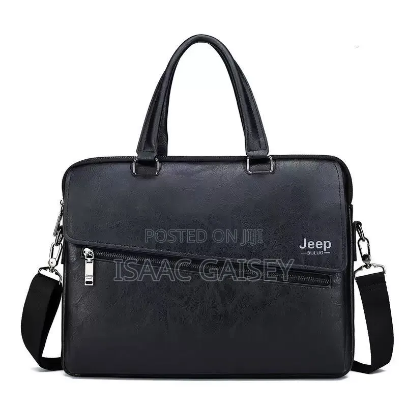 14" Jeep Leather Laptop Compartment Handbags in Different Colors