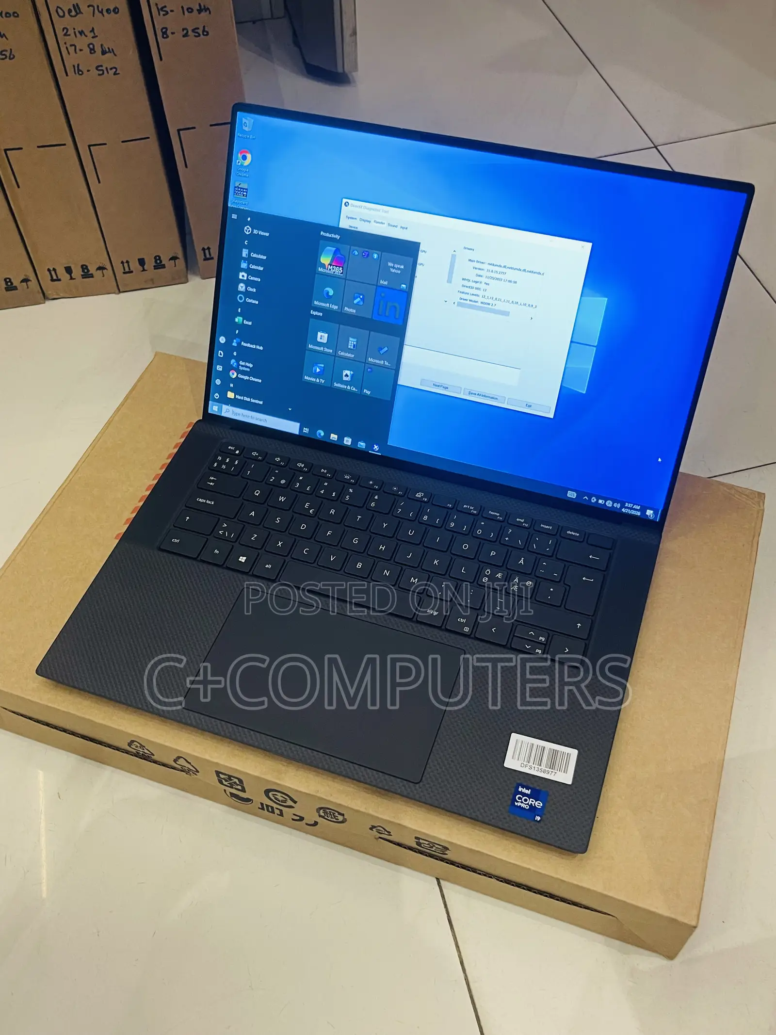 New Laptop Dell Precision 5560 32GB Intel Core i9 SSD 1T
