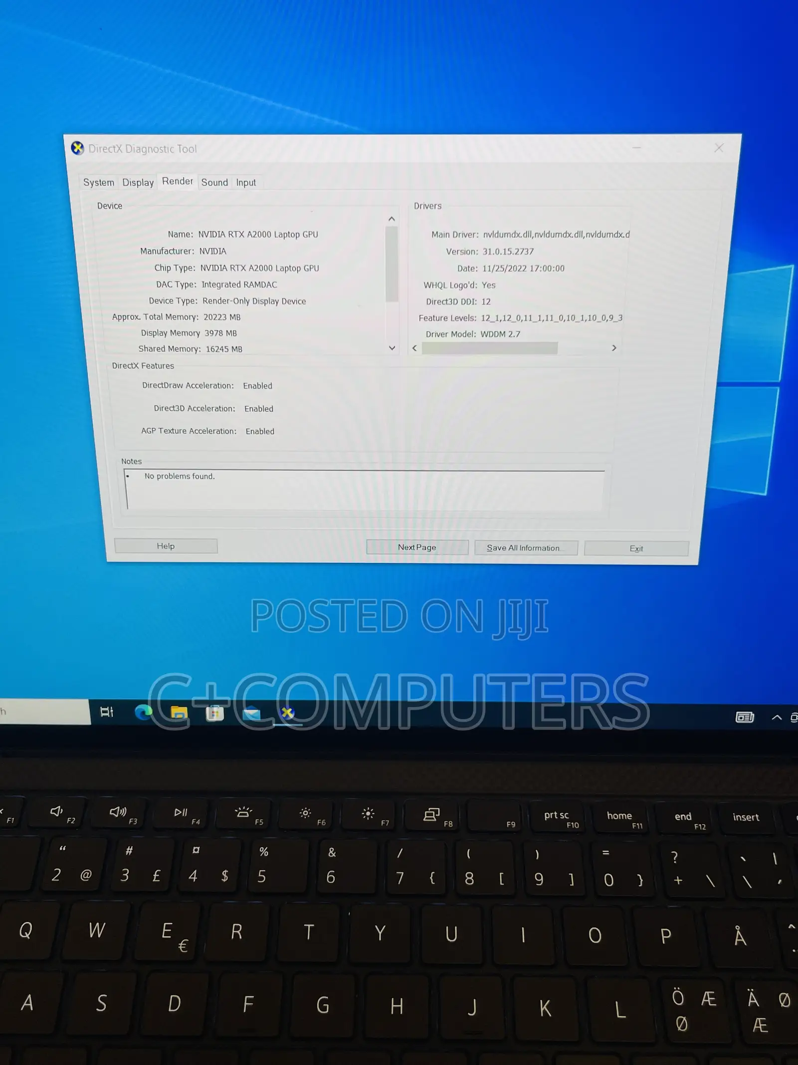 New Laptop Dell Precision 5560 32GB Intel Core i9 SSD 1T