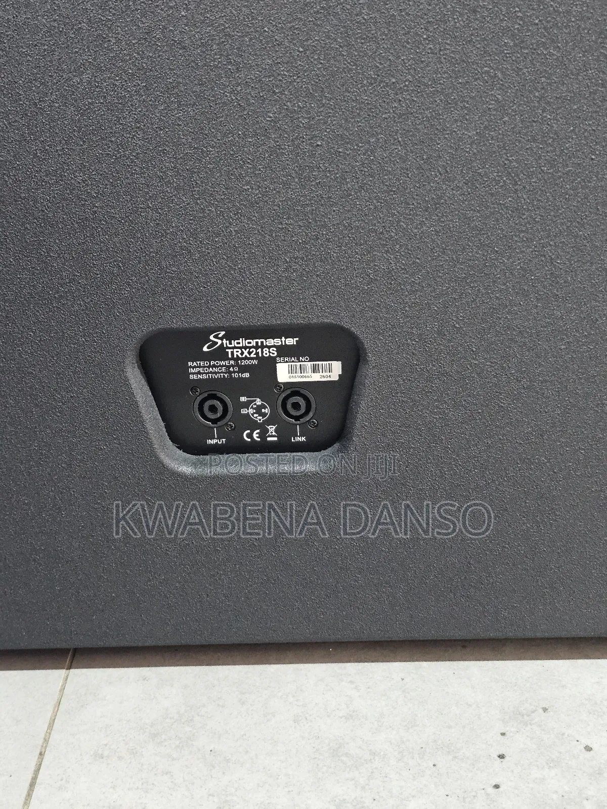 Studiomaster TRX 218 Dual 18" Passive Subwoofer