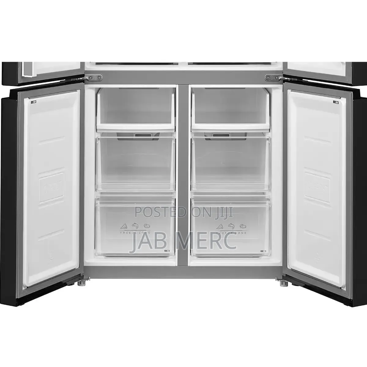 French Door Fridge Freezer 4 Separate Doors Top Fridge Bottom Freezer