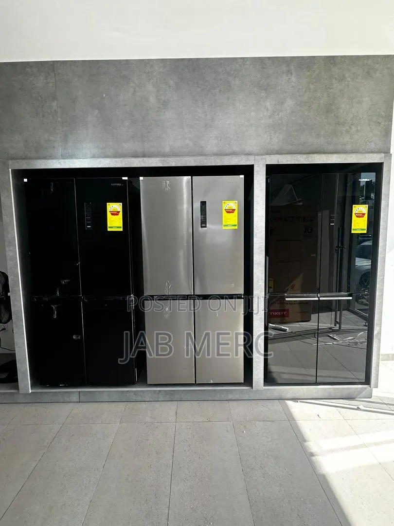 Discount Price French Door Fridge Glass Mirror Black Bottom Freezer