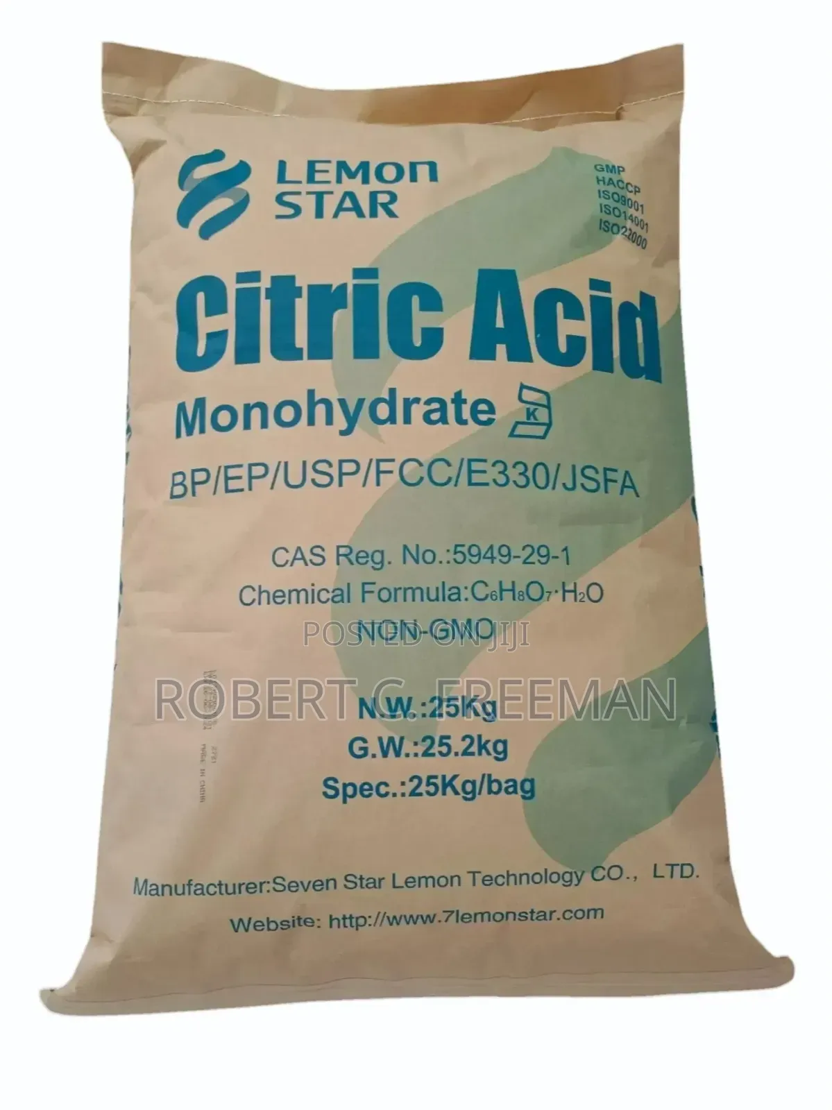 Citric Acid Monohydrate