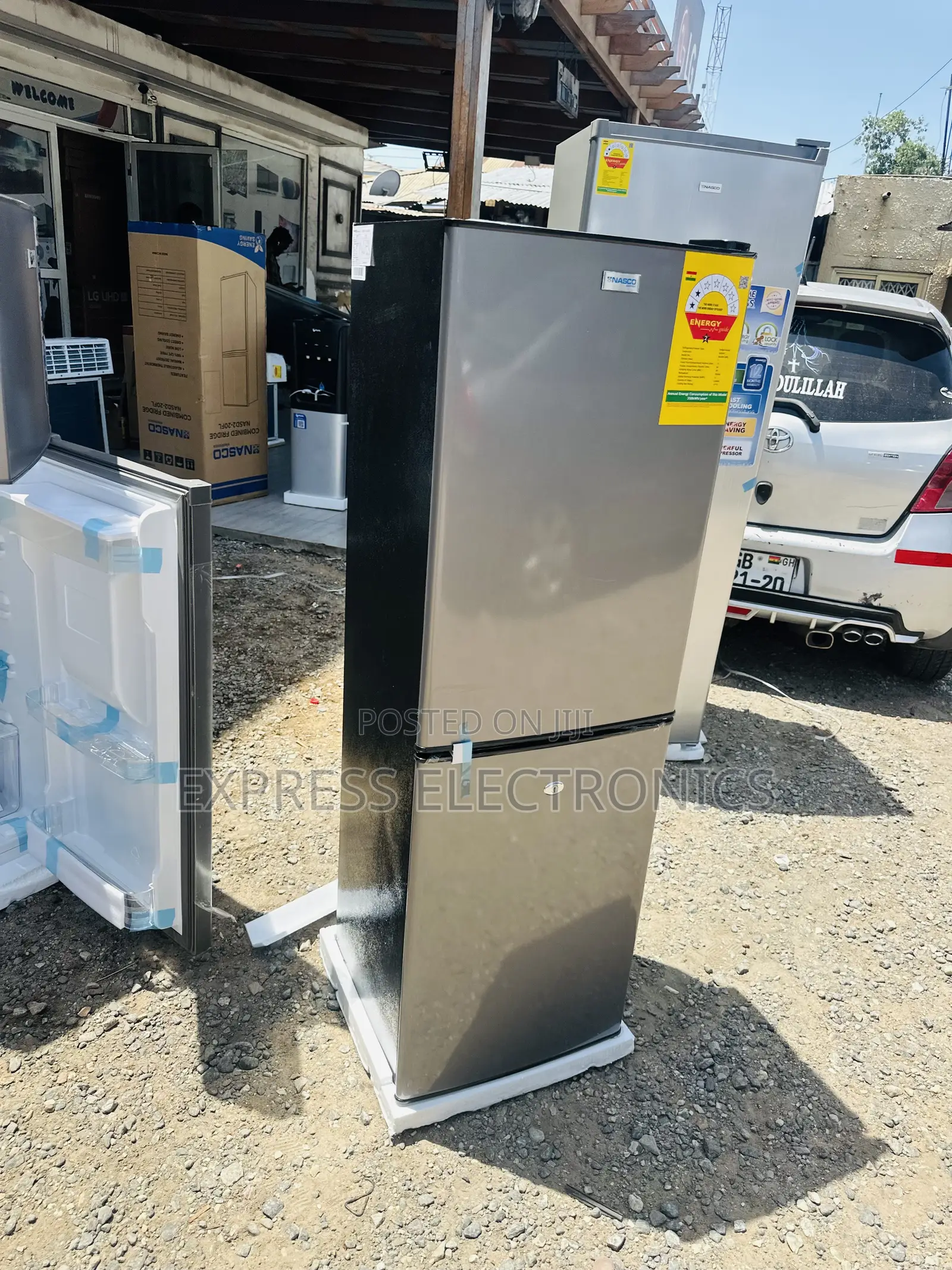 Eco Mode Double Door Bottom Freezer Fridge Nasco