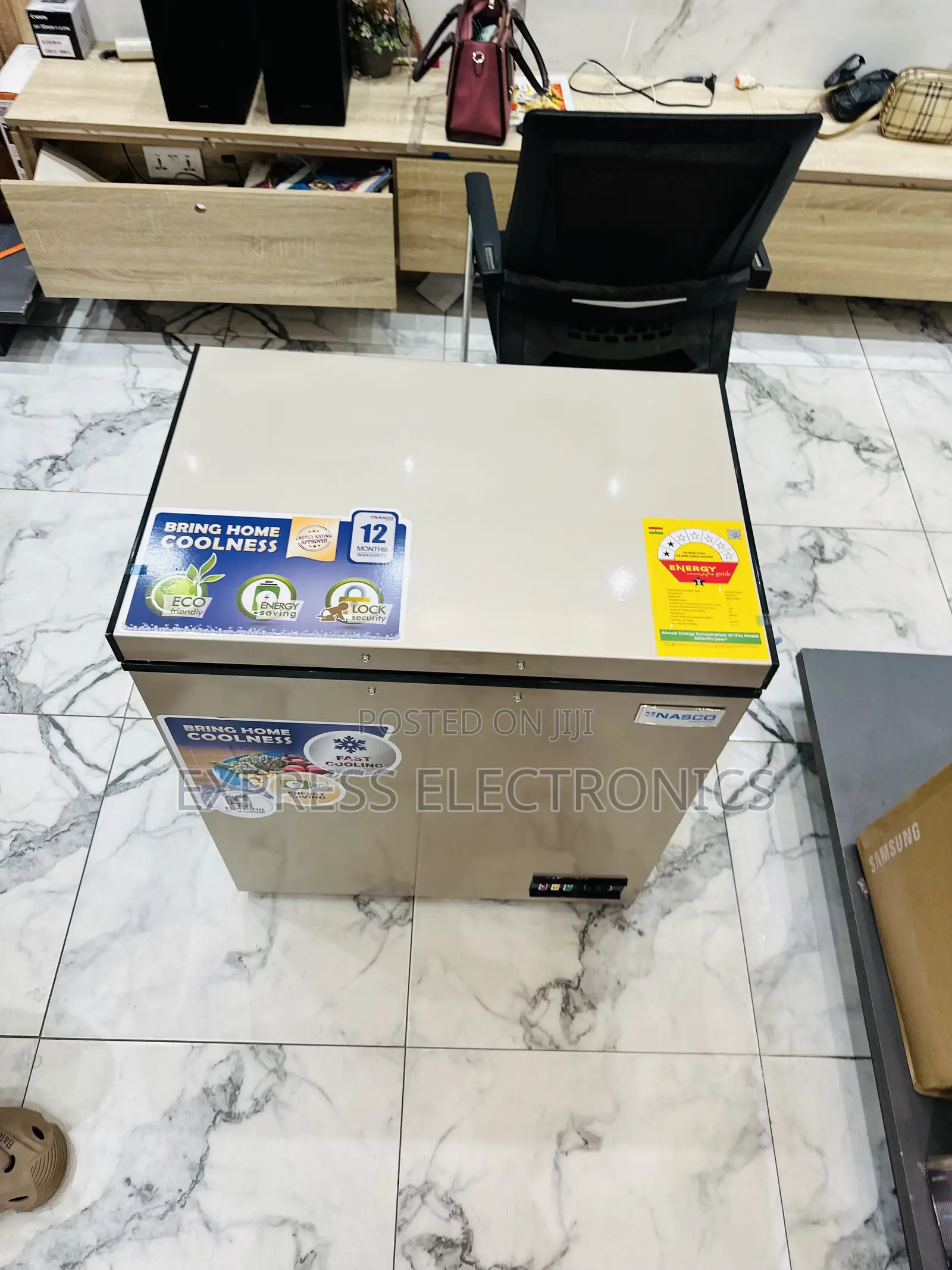 Limited Stock Chest Freezer Nasco Gold 150l