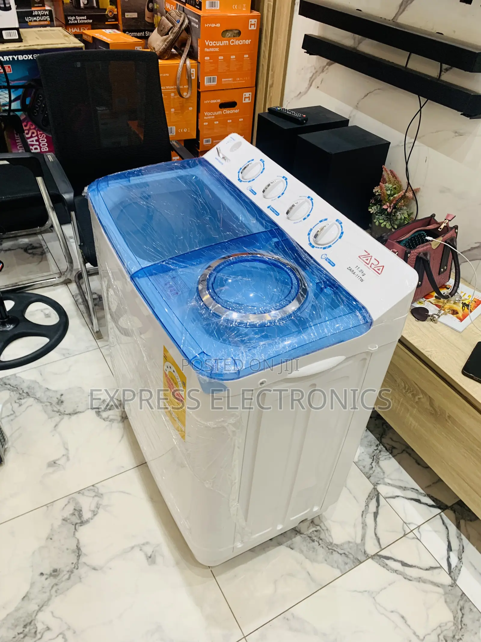Full Plastic Body Wm Topload Twintub Nasco 11kg