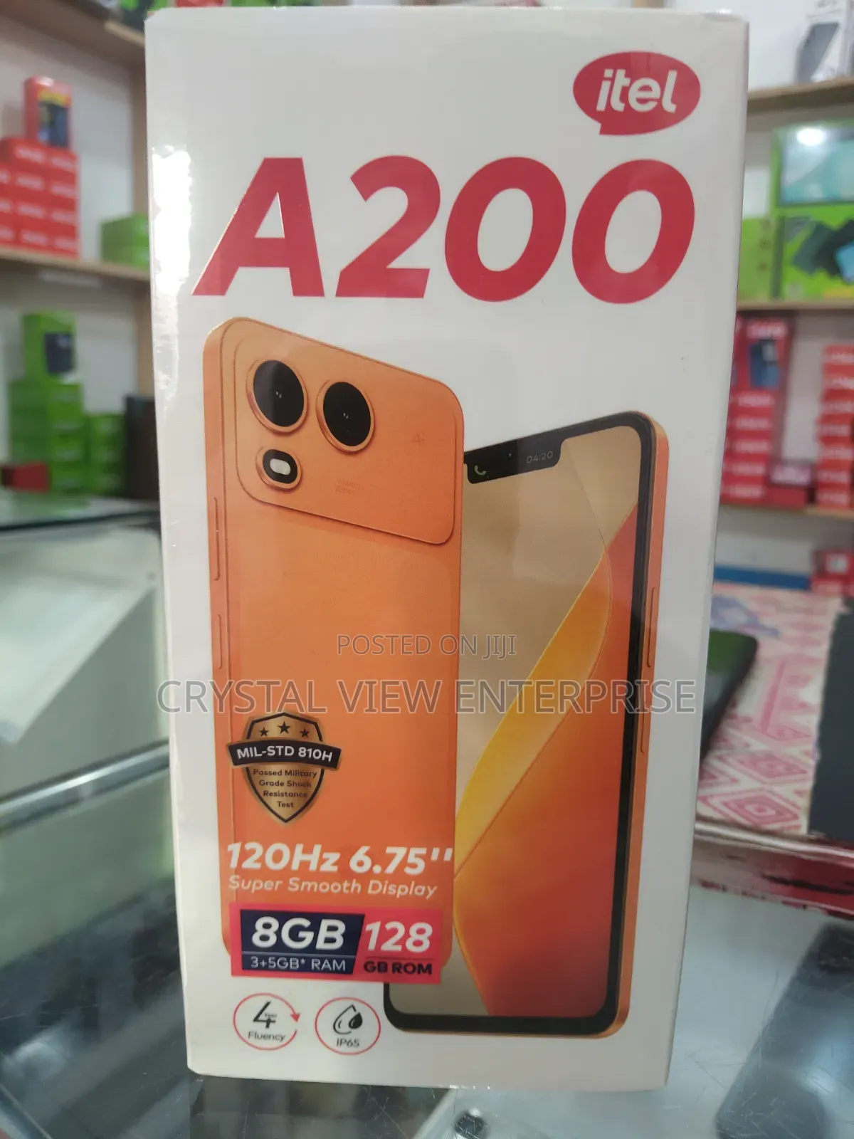 New Itel A200+ 128 GB Blue