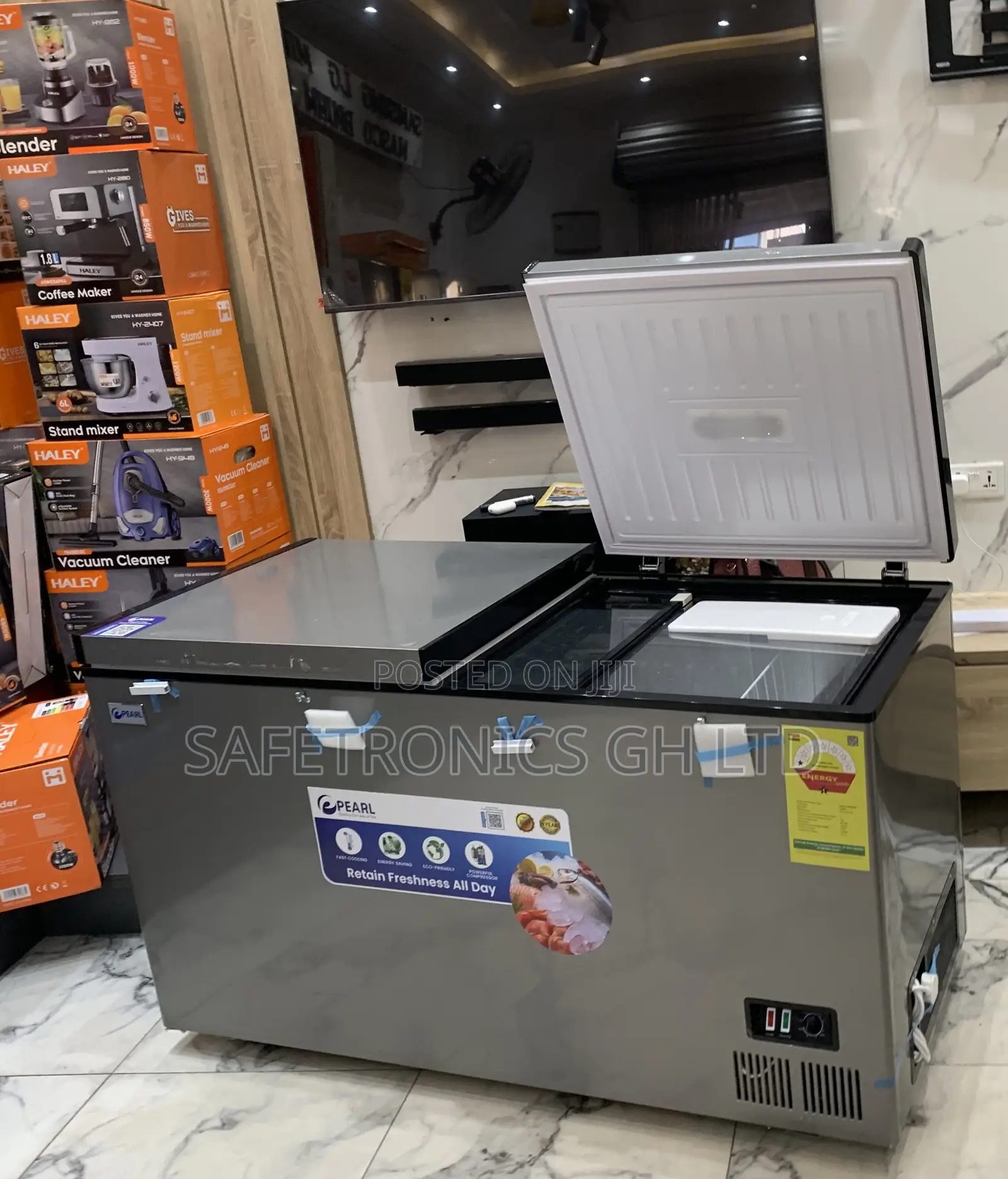 Fresh in Box Pearl PCF-5310-6f 458l Double-Door Chest Freezer