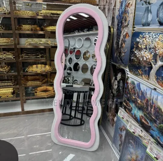 Standing Dressing Mirror Full Body View Elegant Design