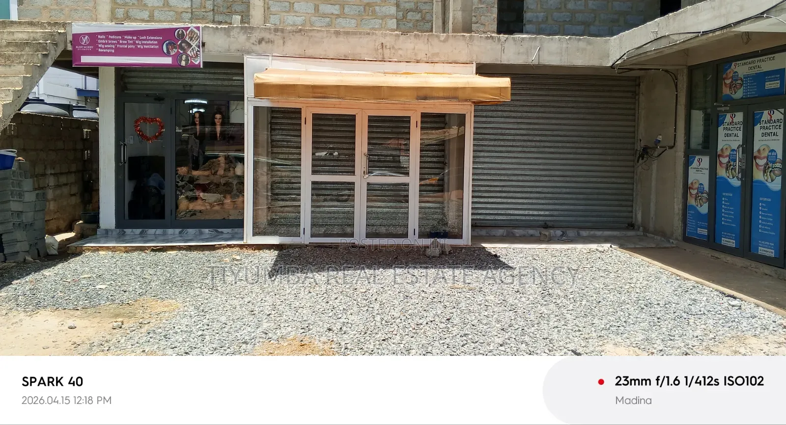 2in1 Shop for Rent at Madina Market