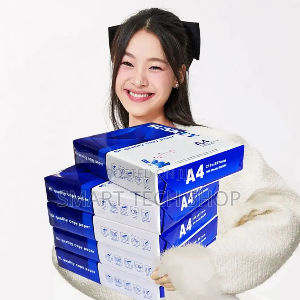 High Quality A4 Paper for Print, Copy and Fax. 80gsm 100% Virgin Pulp