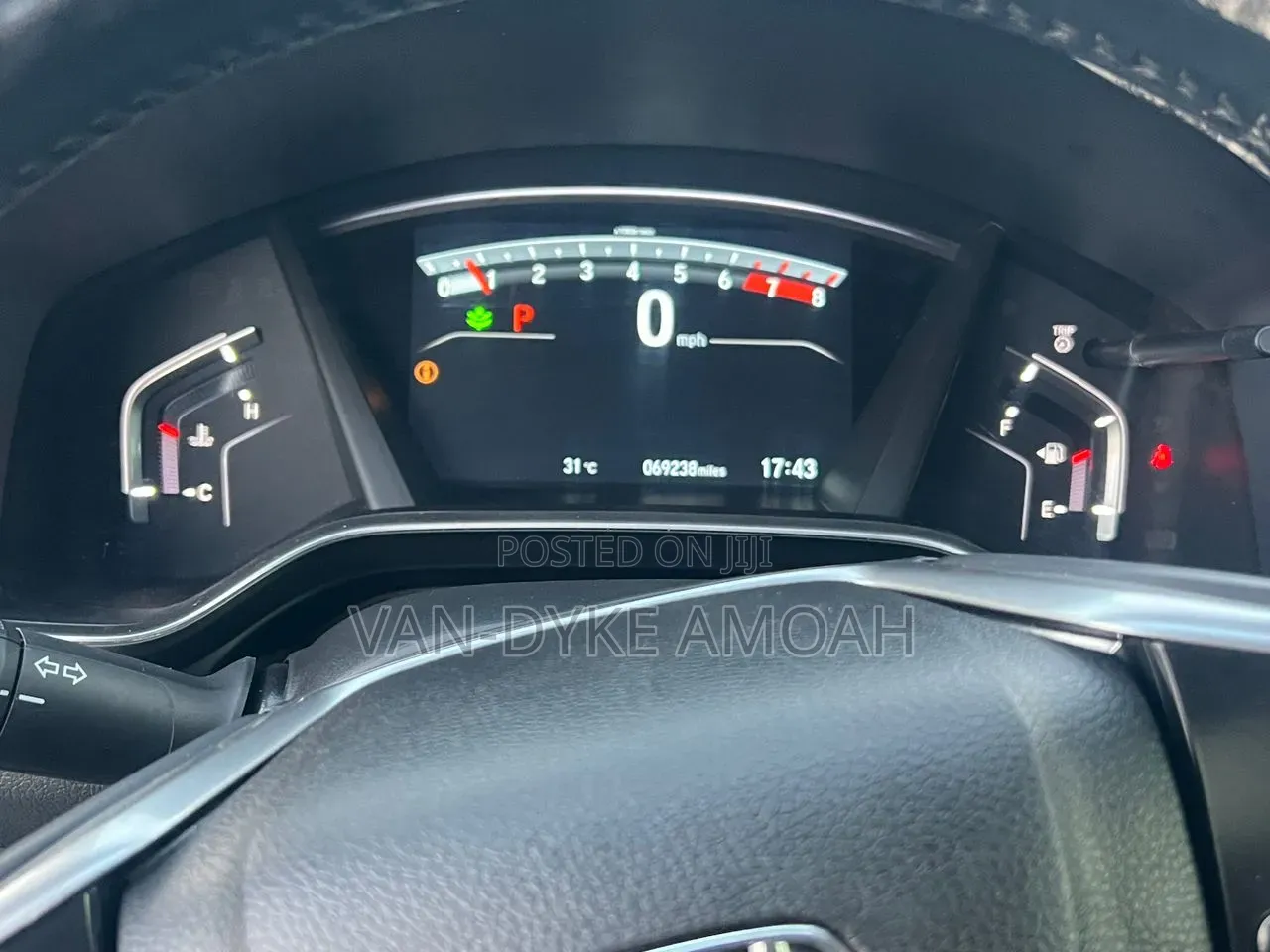 Honda CR-V Touring AWD 2019 White