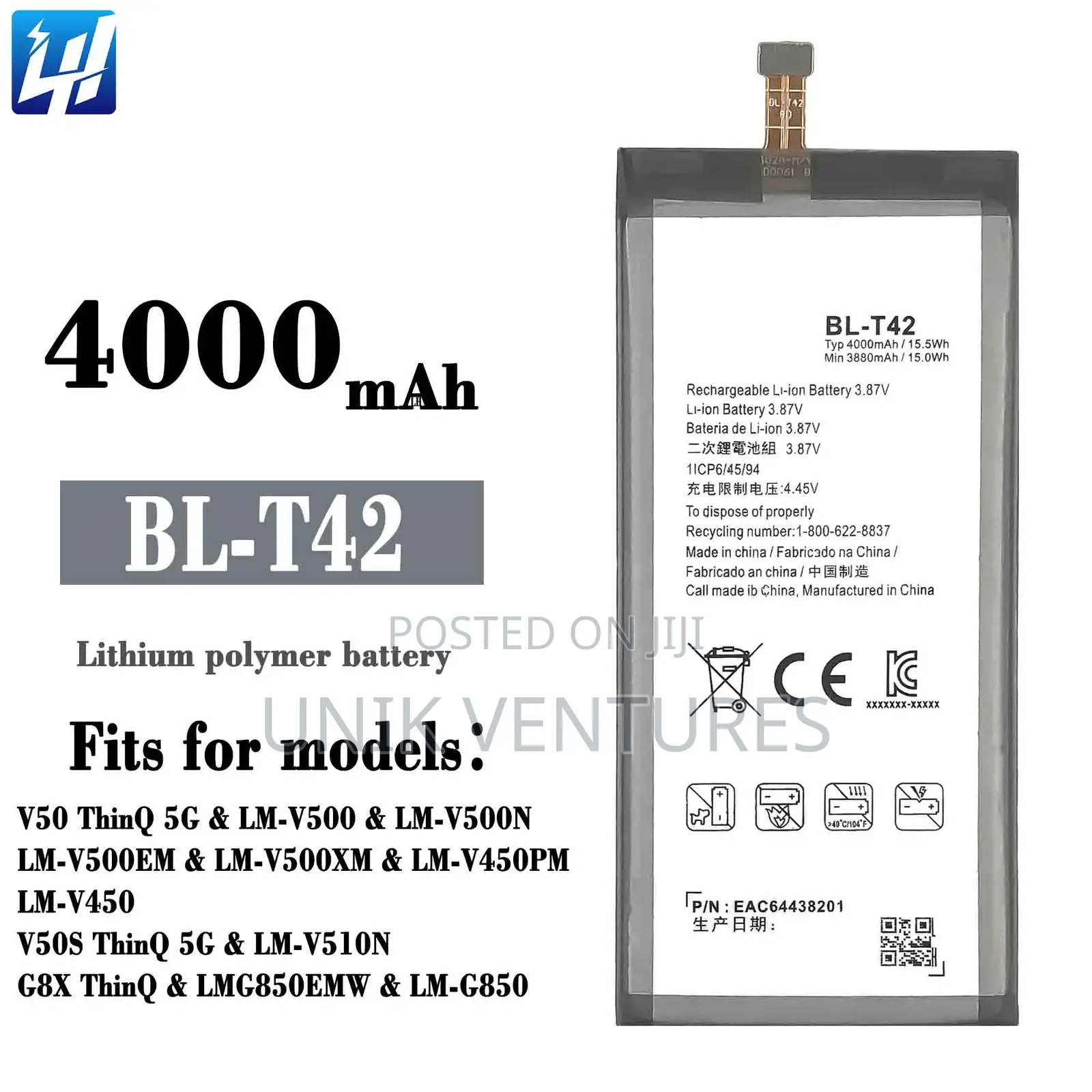 Lg Lgv50/V50thing Battery