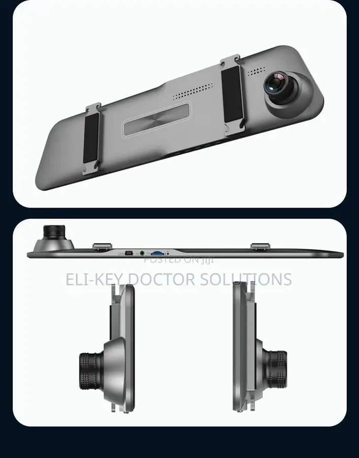 4.5 Inches Touch Screen Dual-view Car Dashcam Recorder Mirror
