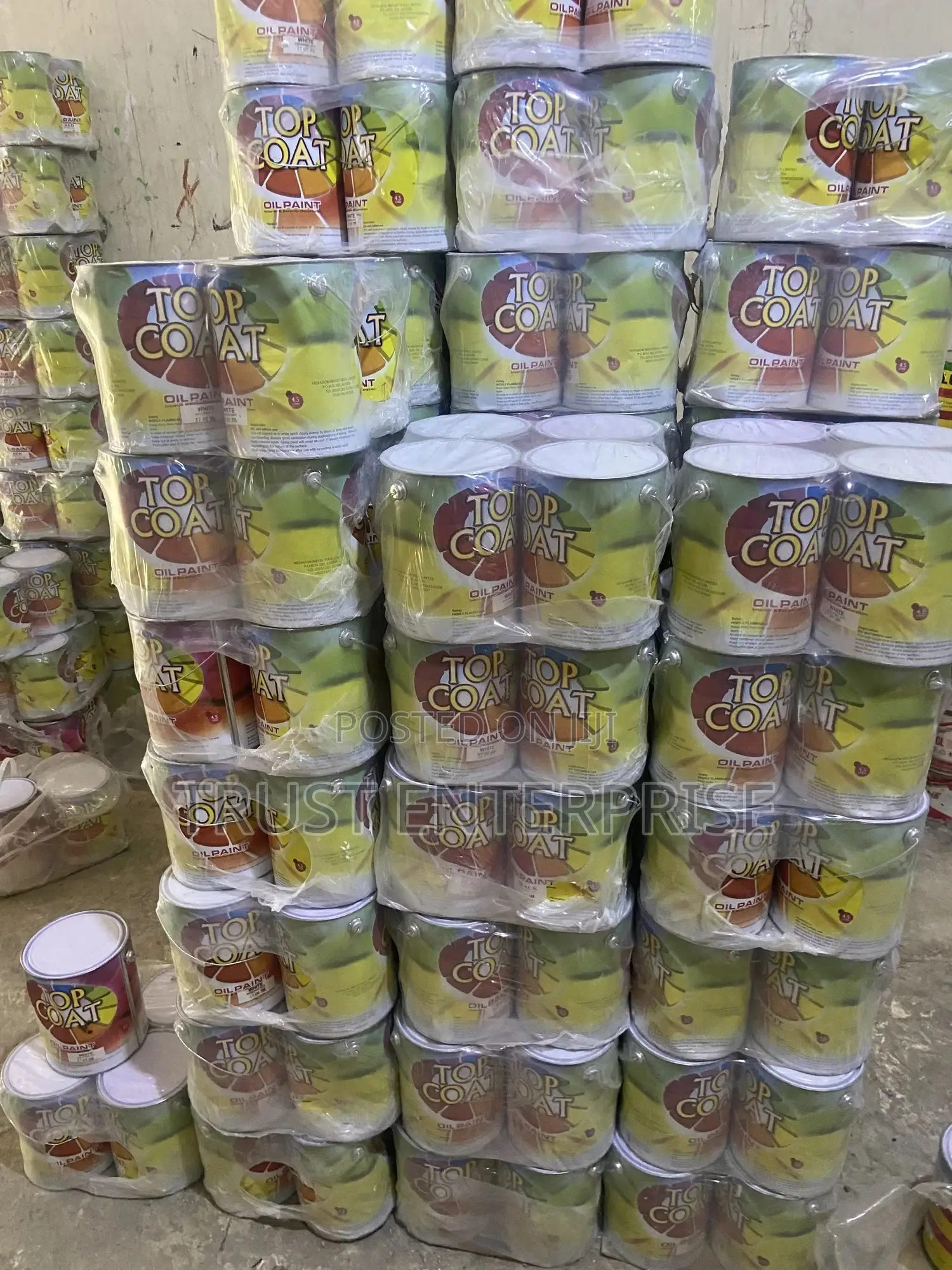 Top Coat Bucket, Oil (Wholesale)