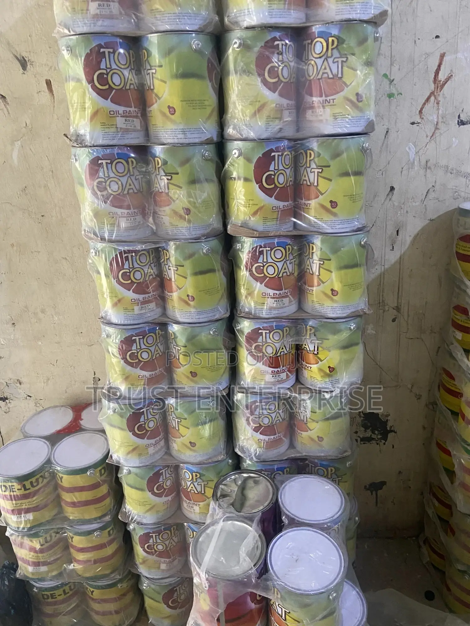 Top Coat Bucket, Oil (Wholesale)
