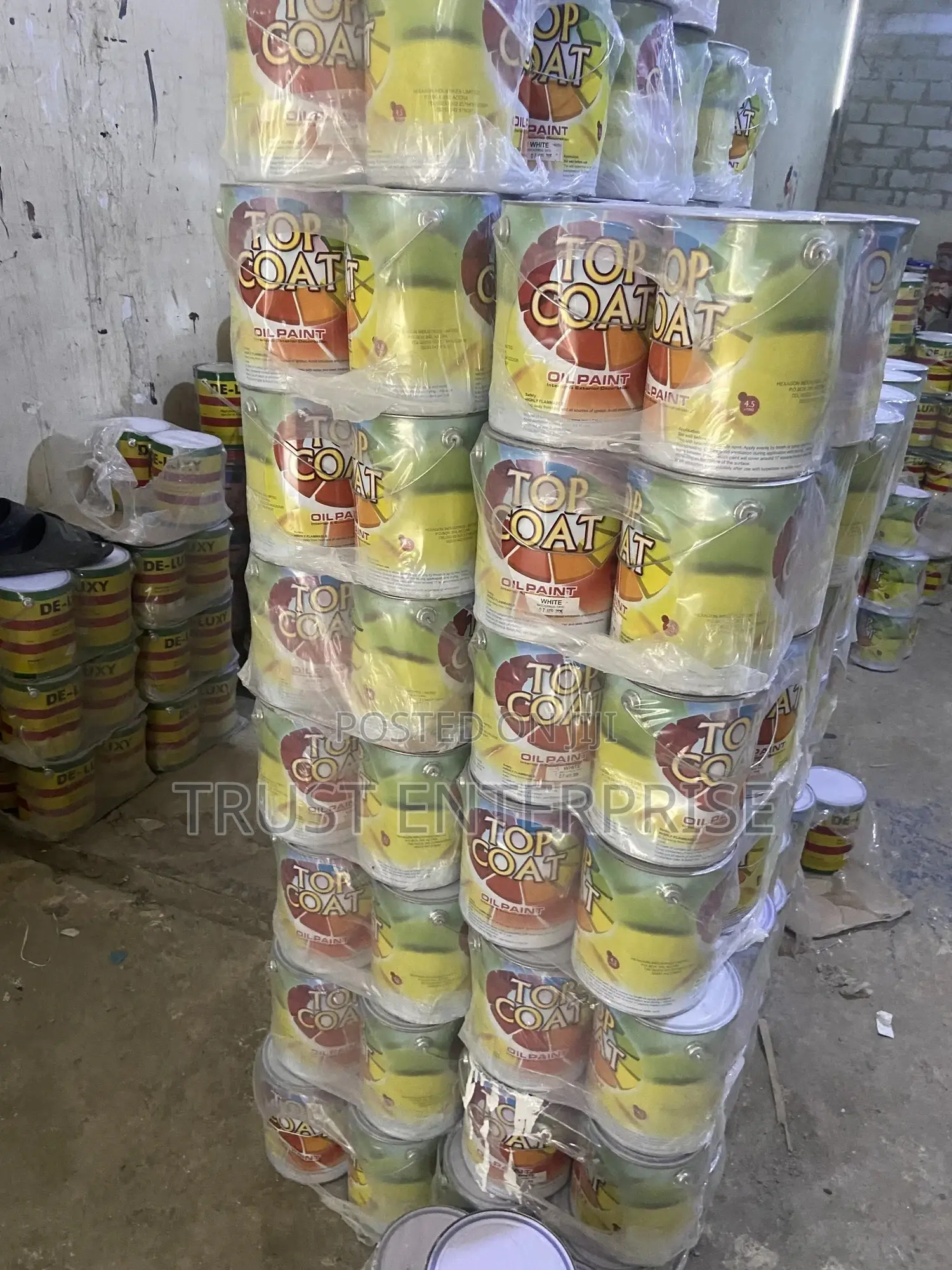 Top Coat Bucket, Oil (Wholesale)