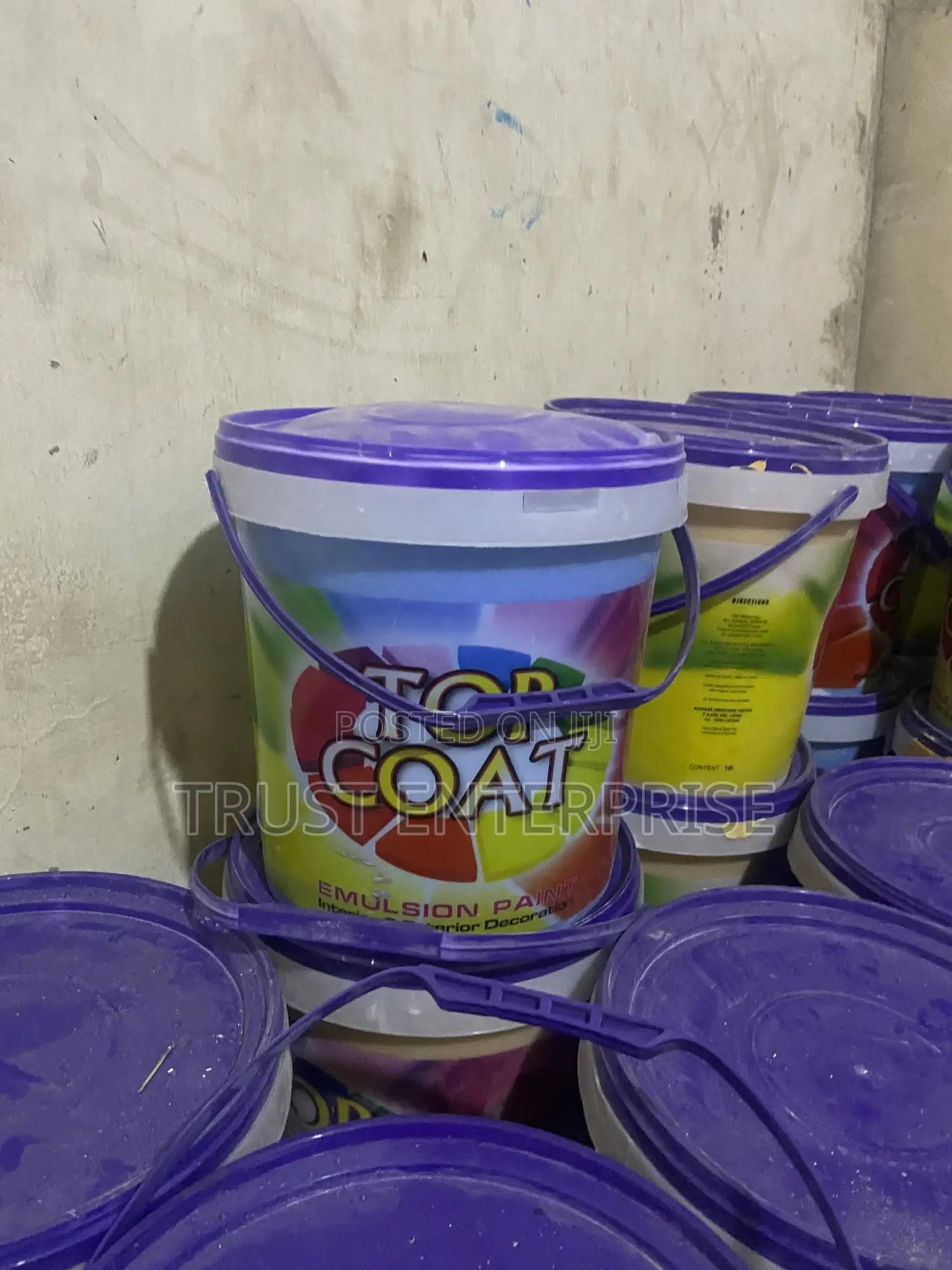 Top Coat Bucket, Oil (Wholesale)