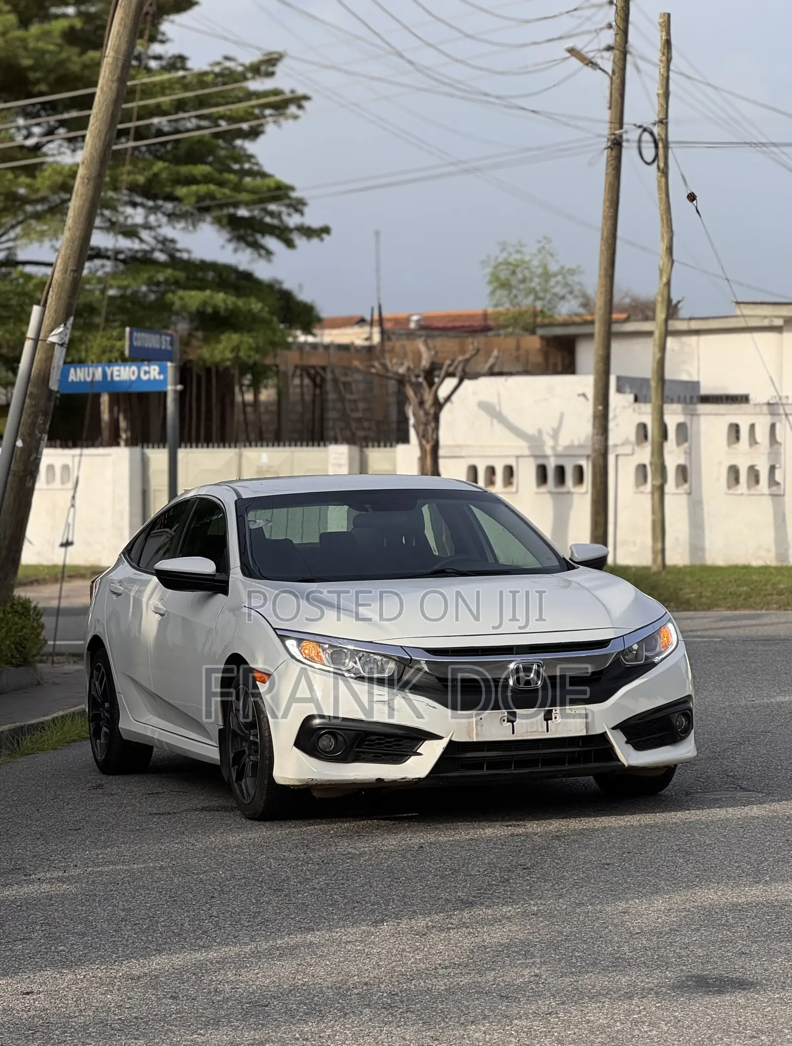 Honda Civic LX 4dr Sedan (2.0L 4cyl) 2016 White