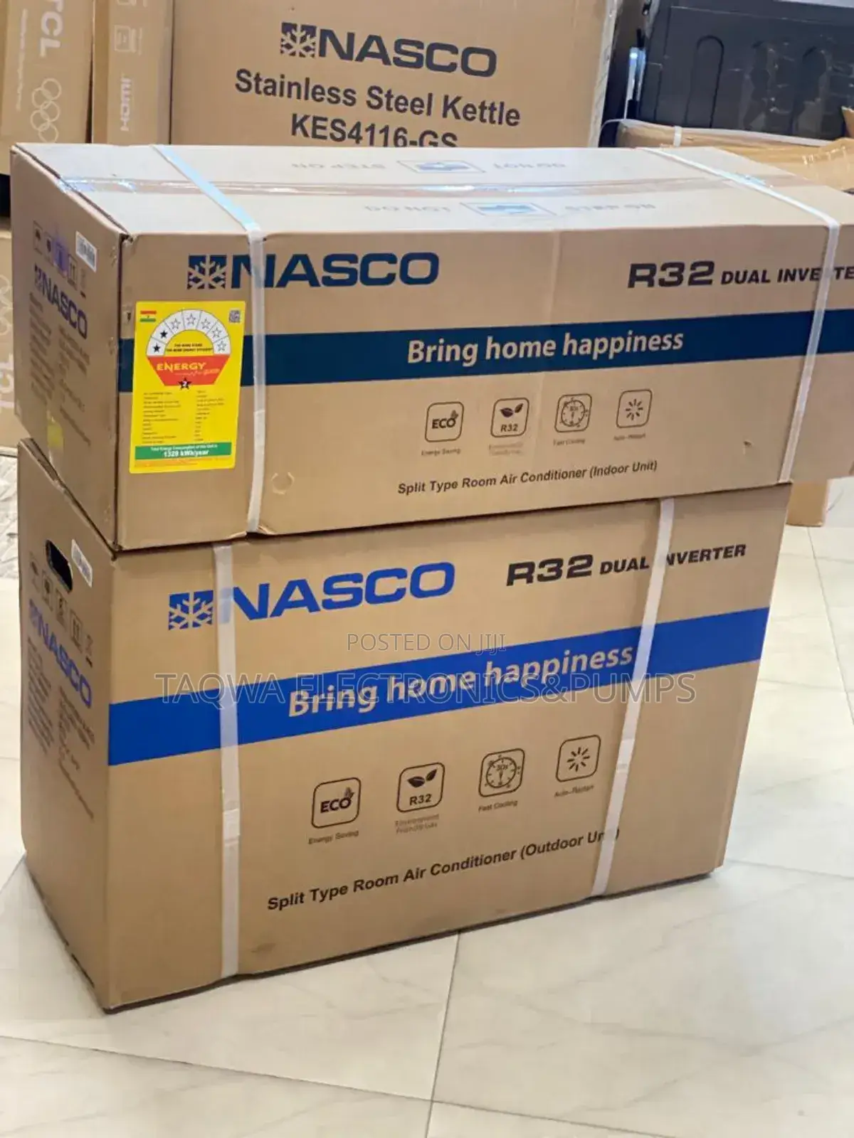 Automatic Nasco 1.5hp Inverter Air Conditioner