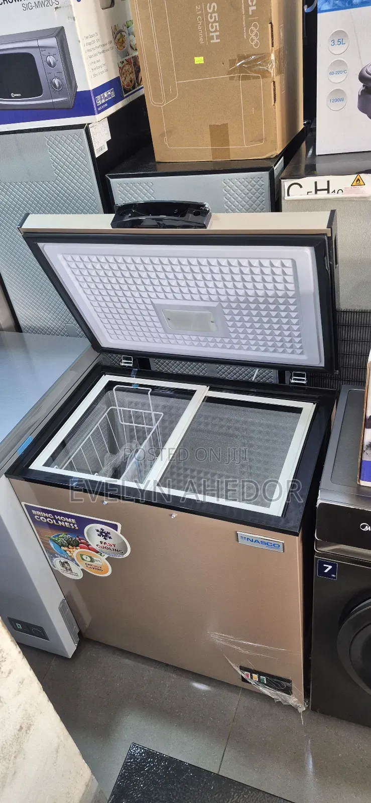 Nasco Stainless Steel Freezer 150l