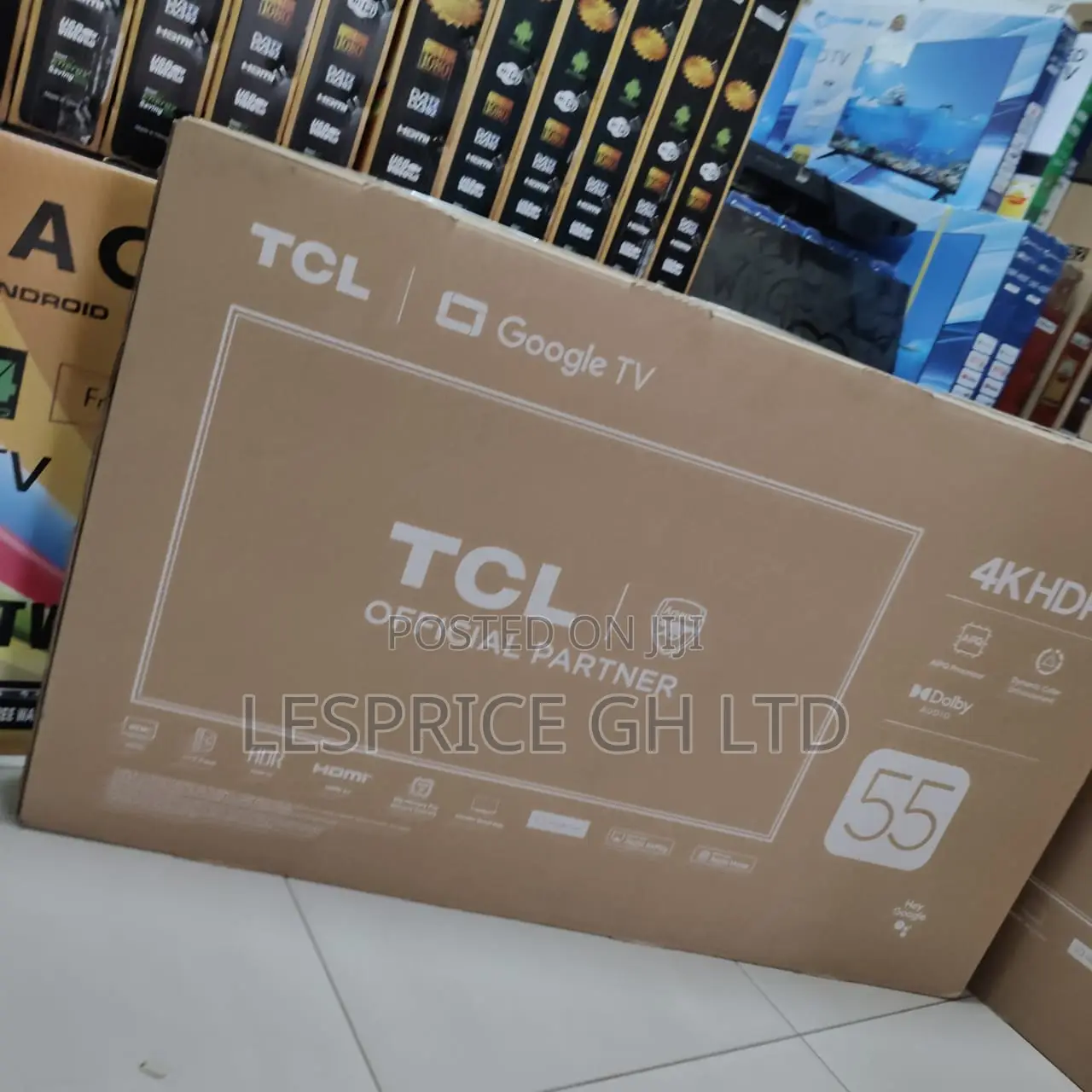 Stylishly Designed and Moderately Priced 55' TCL Smart Tv