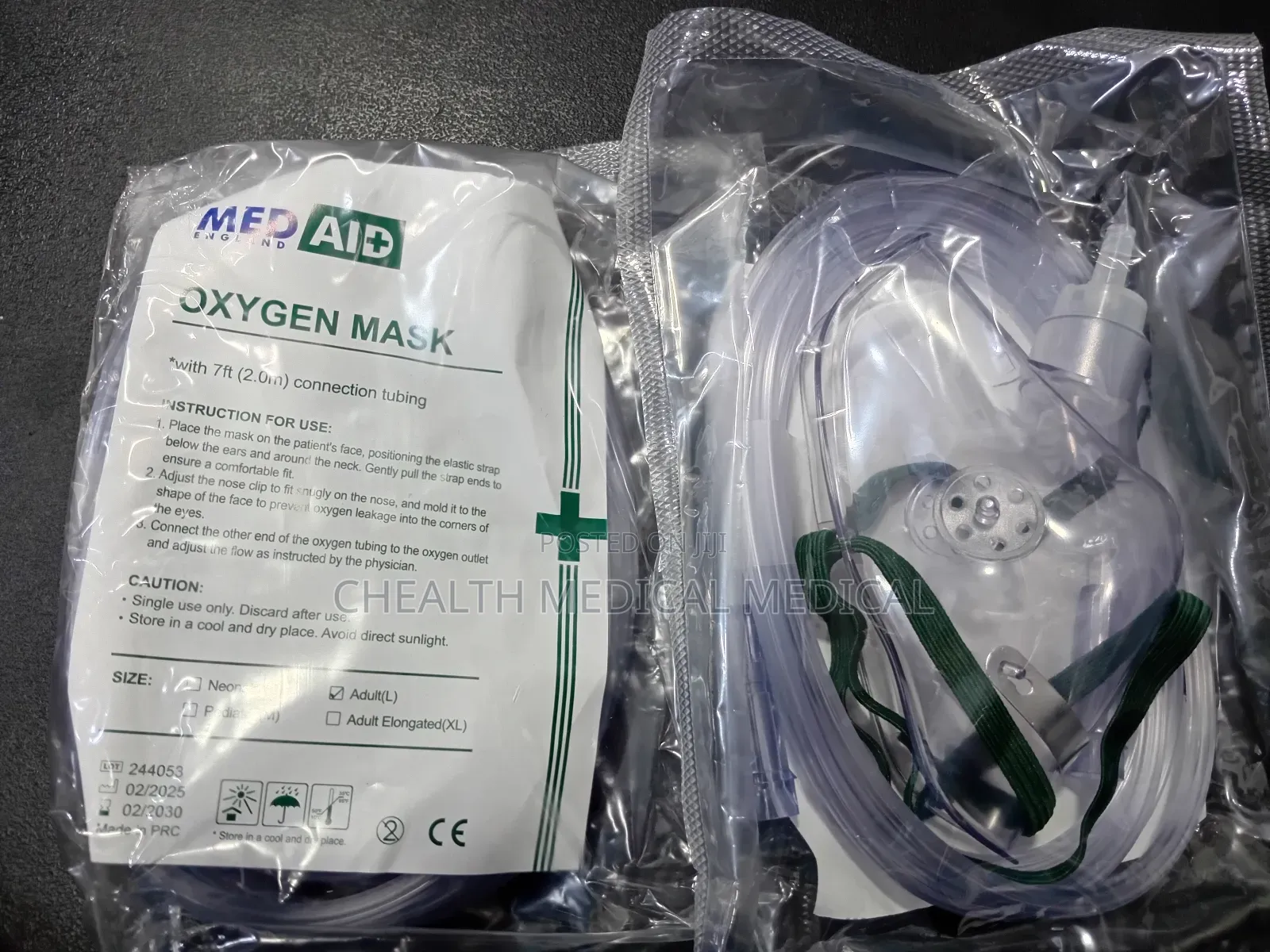 Oxygen Mask (Adult and Pediatric)