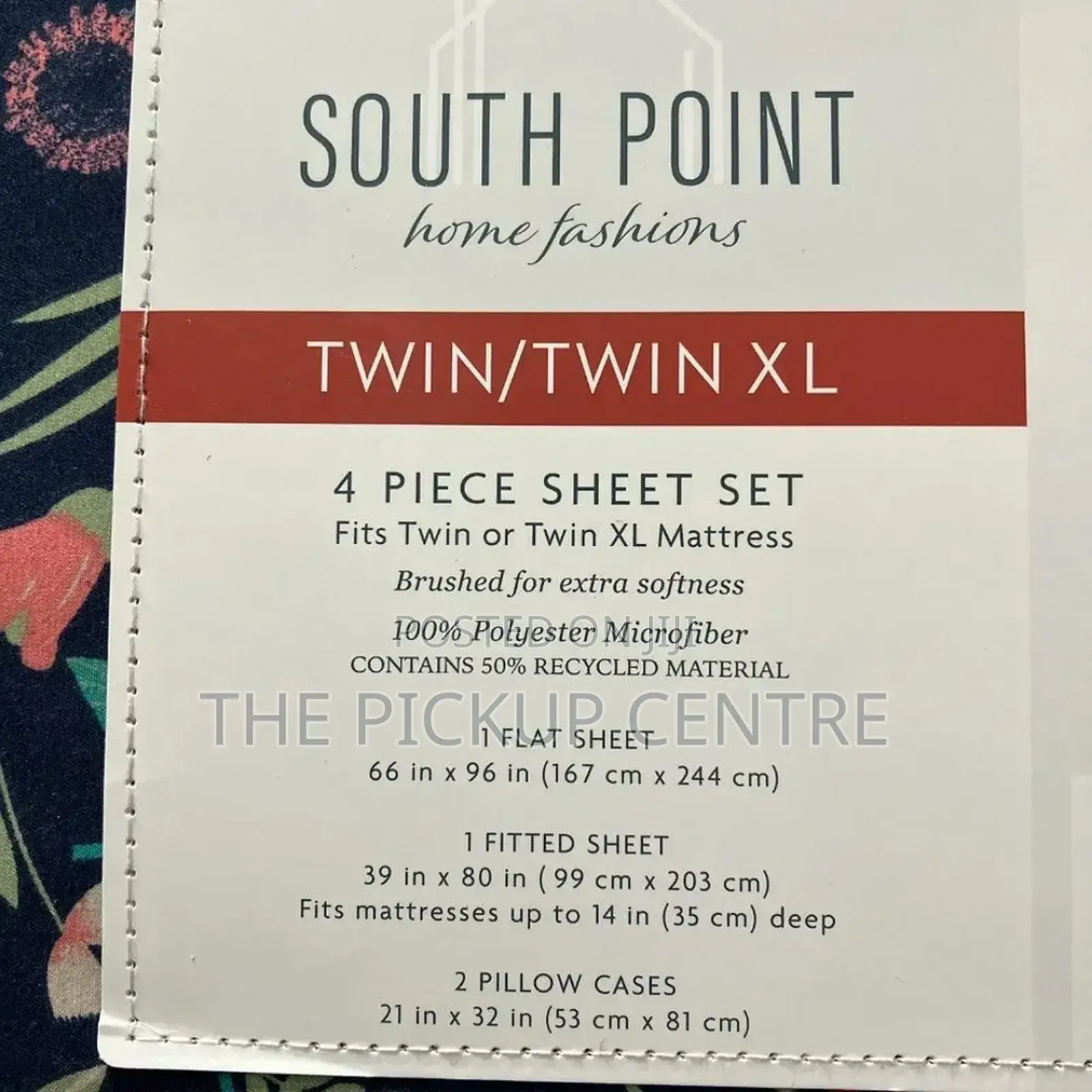 South Point Home Fashions Twin/Twin Xl 4 Piece Sheet Set