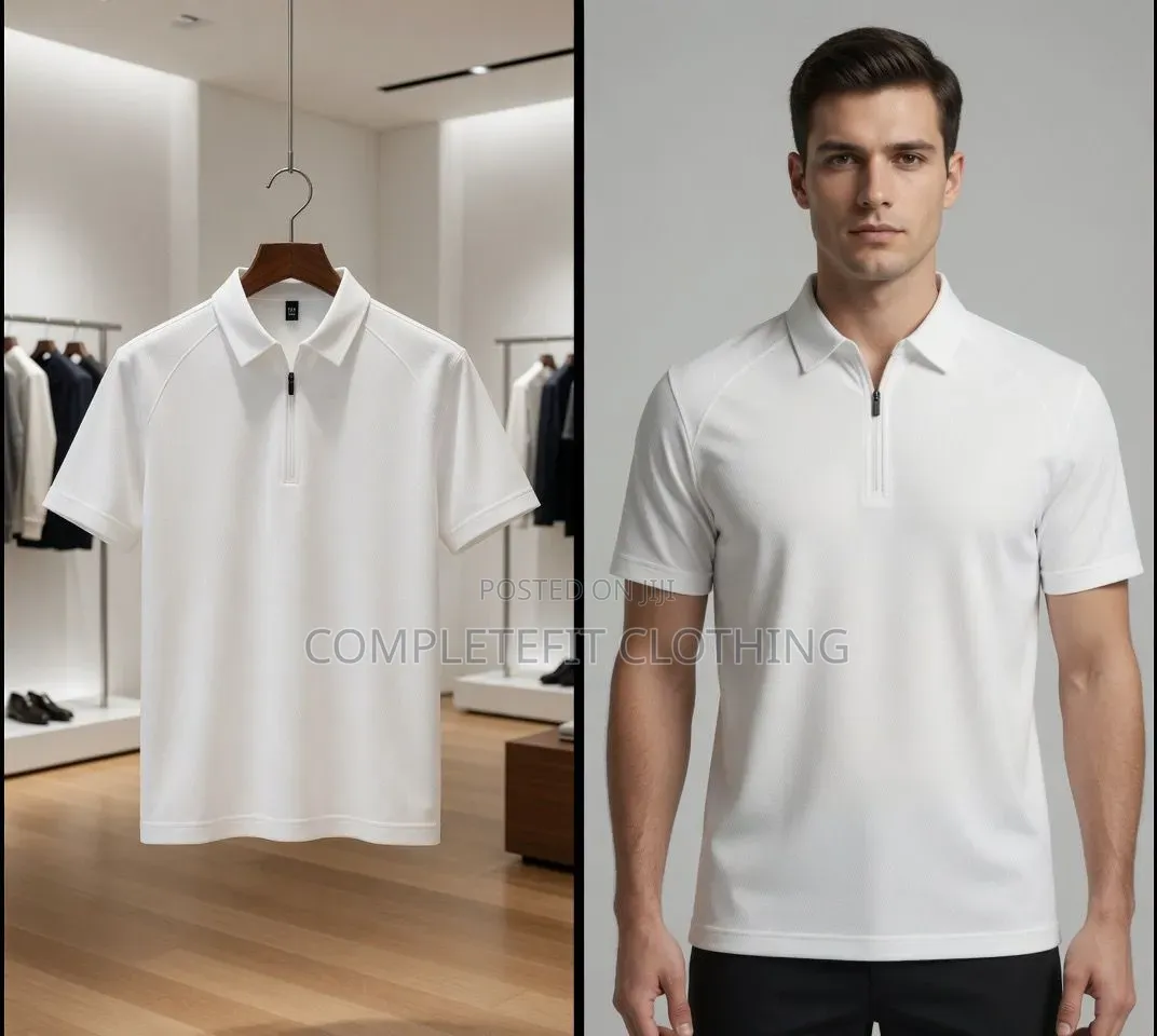 Plain White and Black Club T Shirts Available for Men