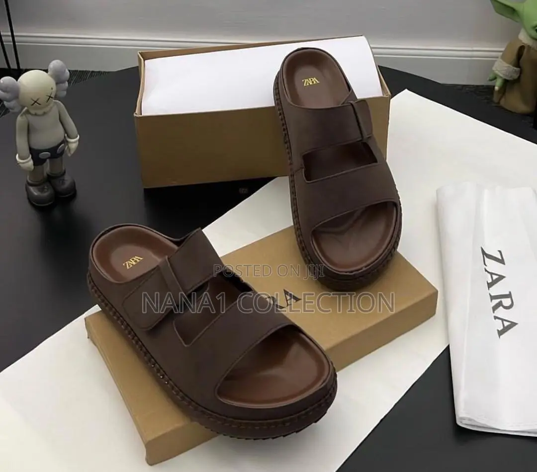 Unisex Zara Suede Leather Black Coffee