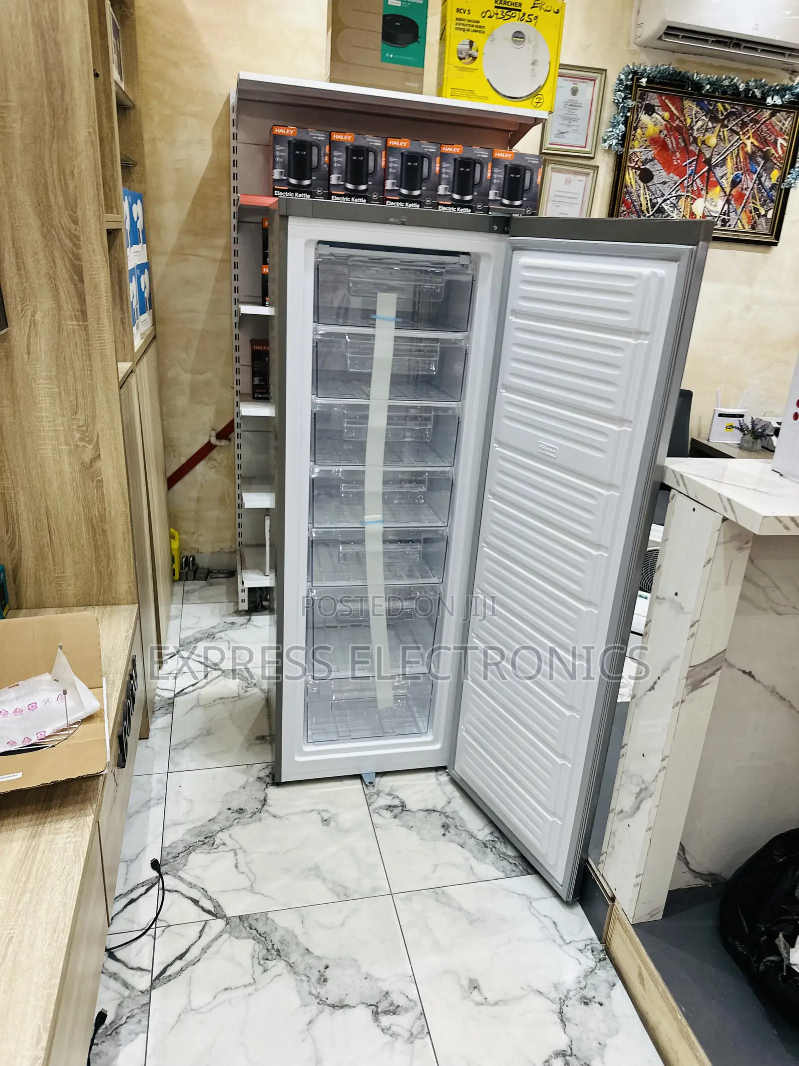 Nasd1-33 Grey Single Door Upright Freezer Nasco