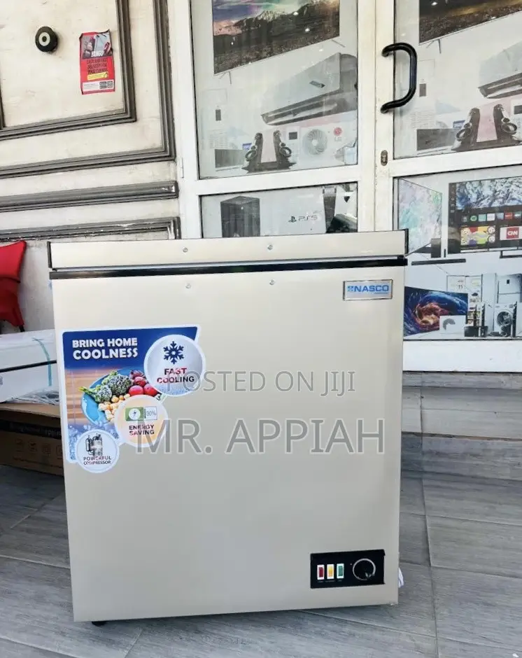 Super Affordable Nasco Single Door Chest Freezer(Nas-175fl)Gold 