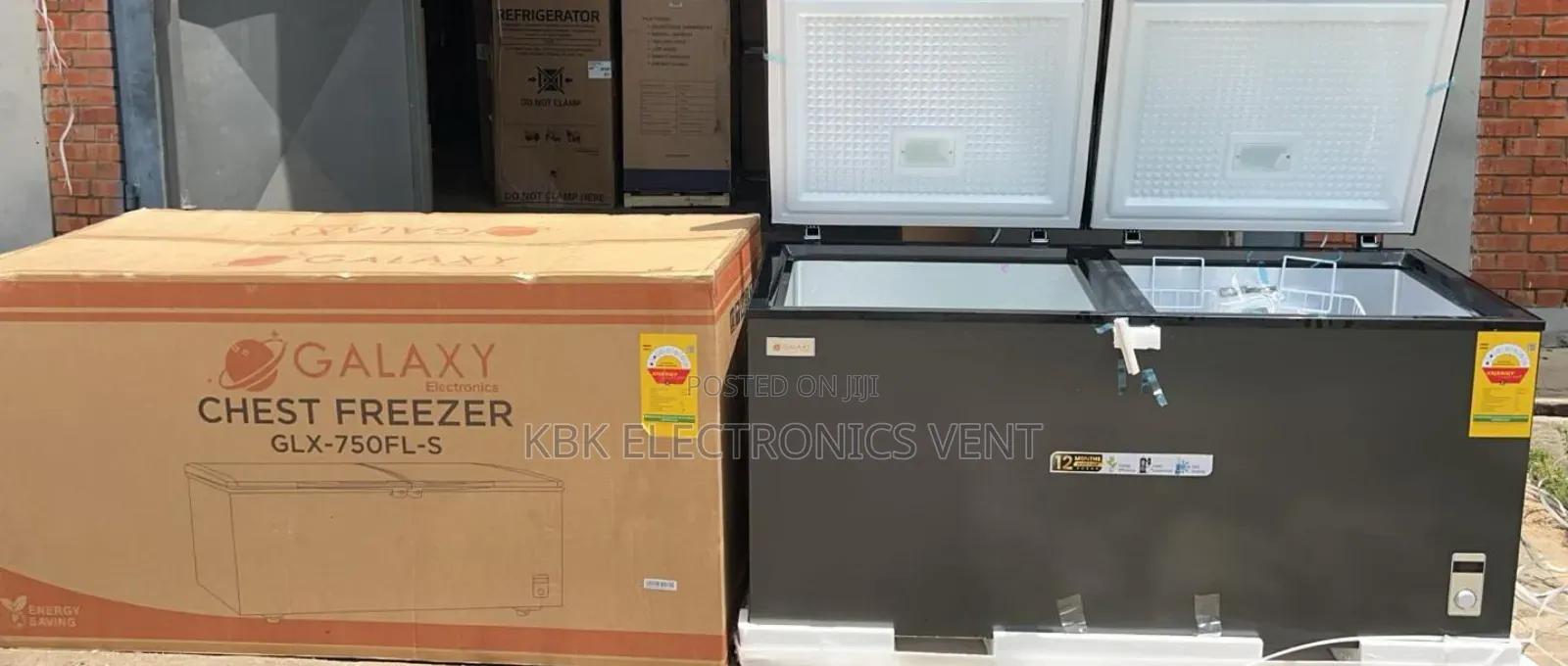 Galaxy 510liter Double Door Chest Freezer