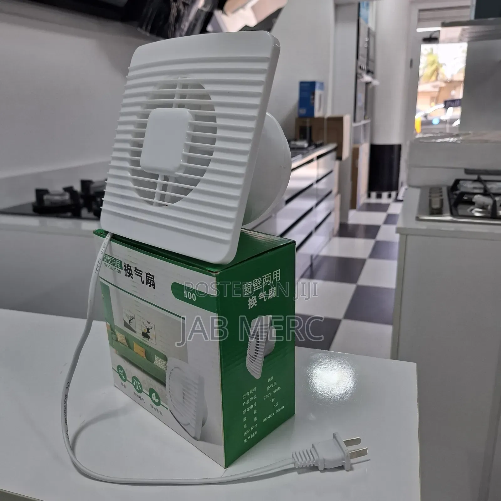 Ventilator Fan 100mm 4 Inches Wall Windows and Ceiling Ventilation Fan