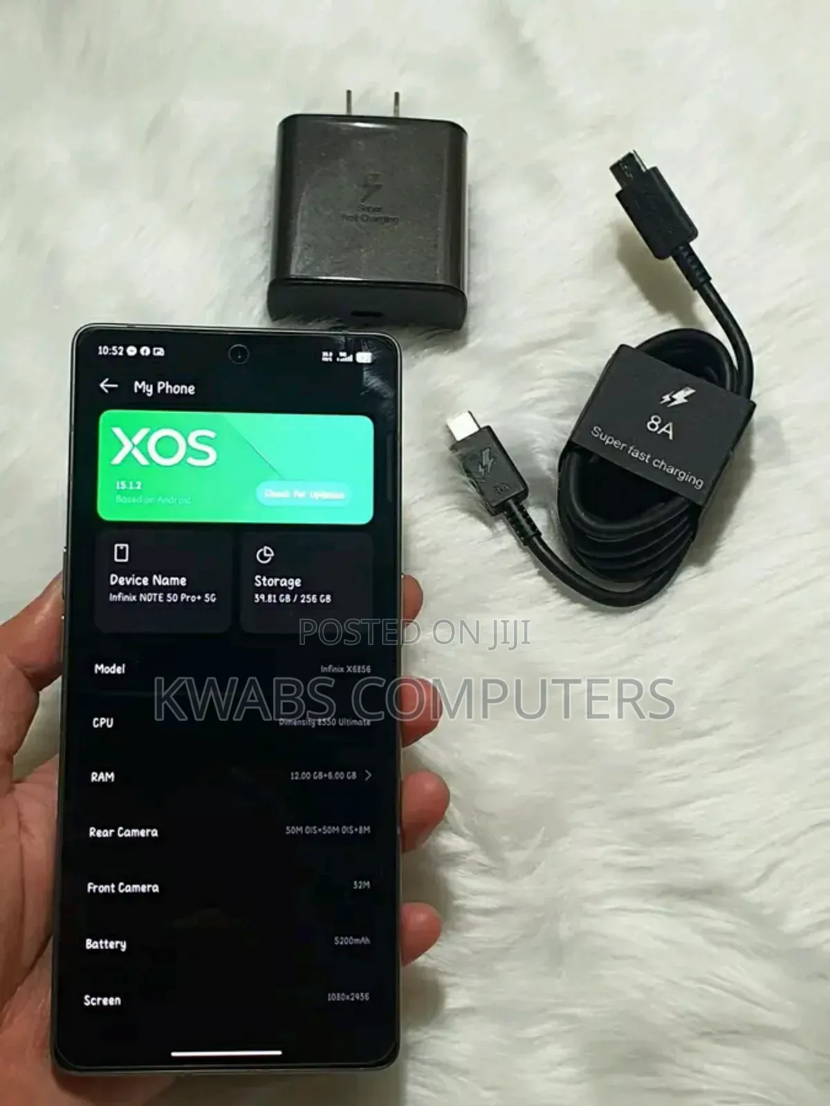 New Infinix Note 50 Pro+ 256 GB Black