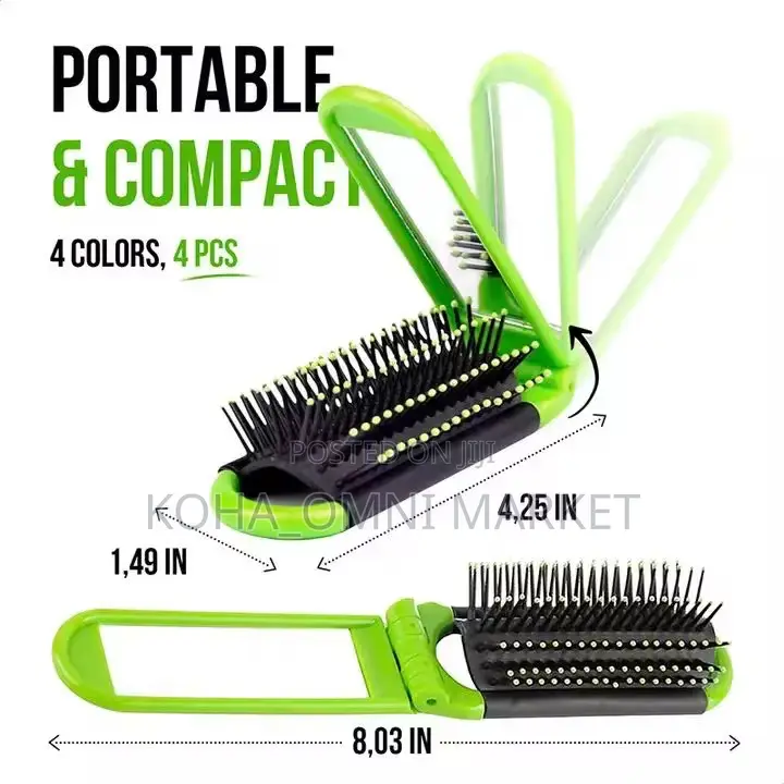 Pocket Mirror and Brush Set